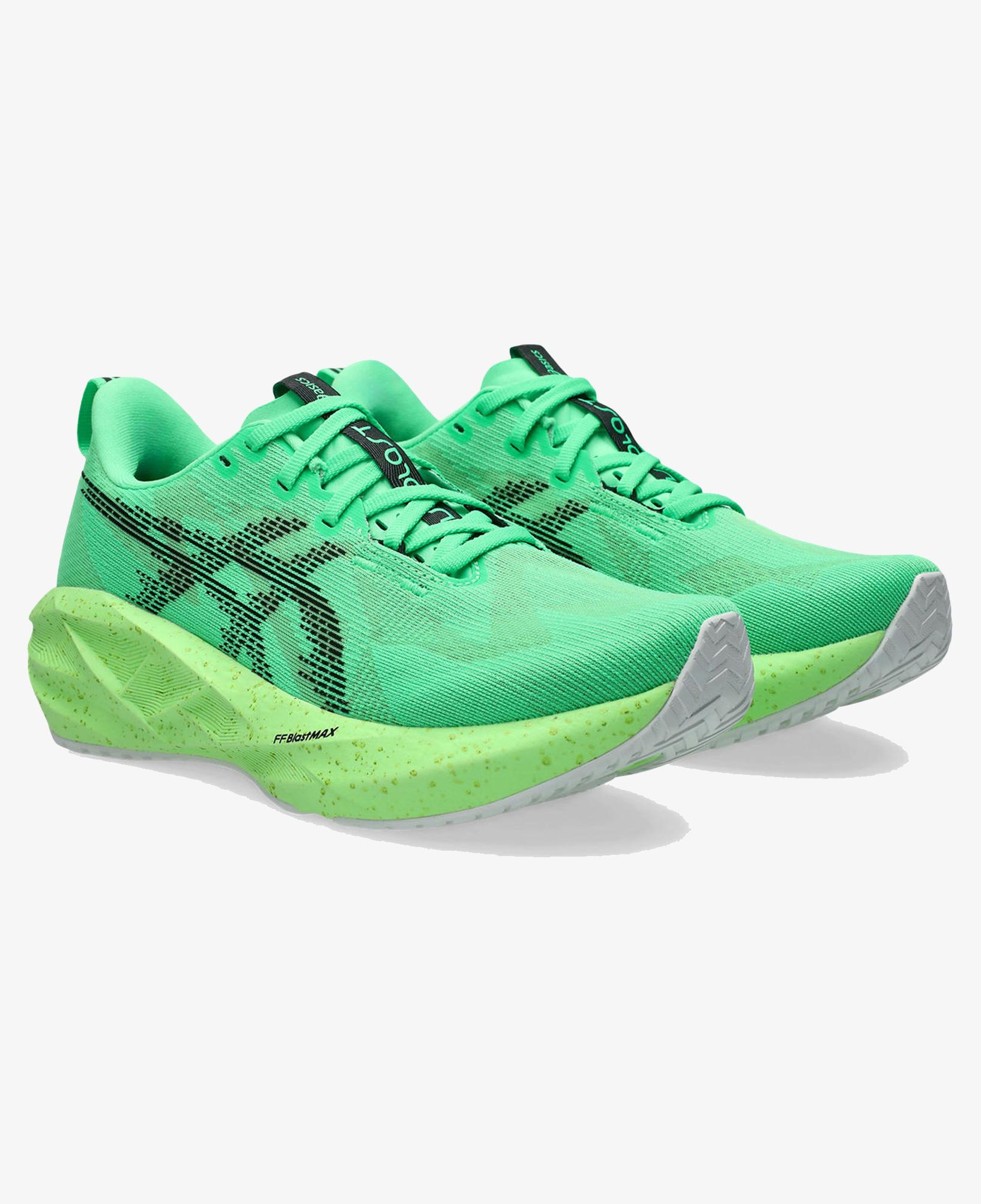 Asics Novablast 5 Kadın Yeşil Koşu Ayakkabısı