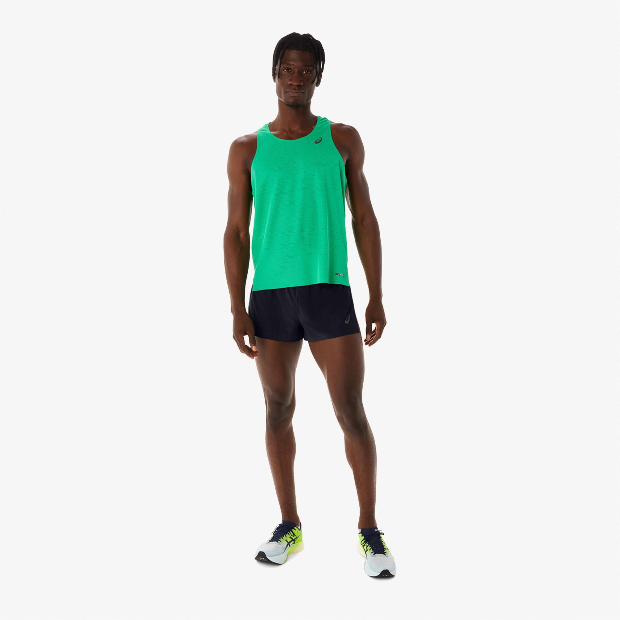 Asics Metarun Split Erkek Siyah Şort