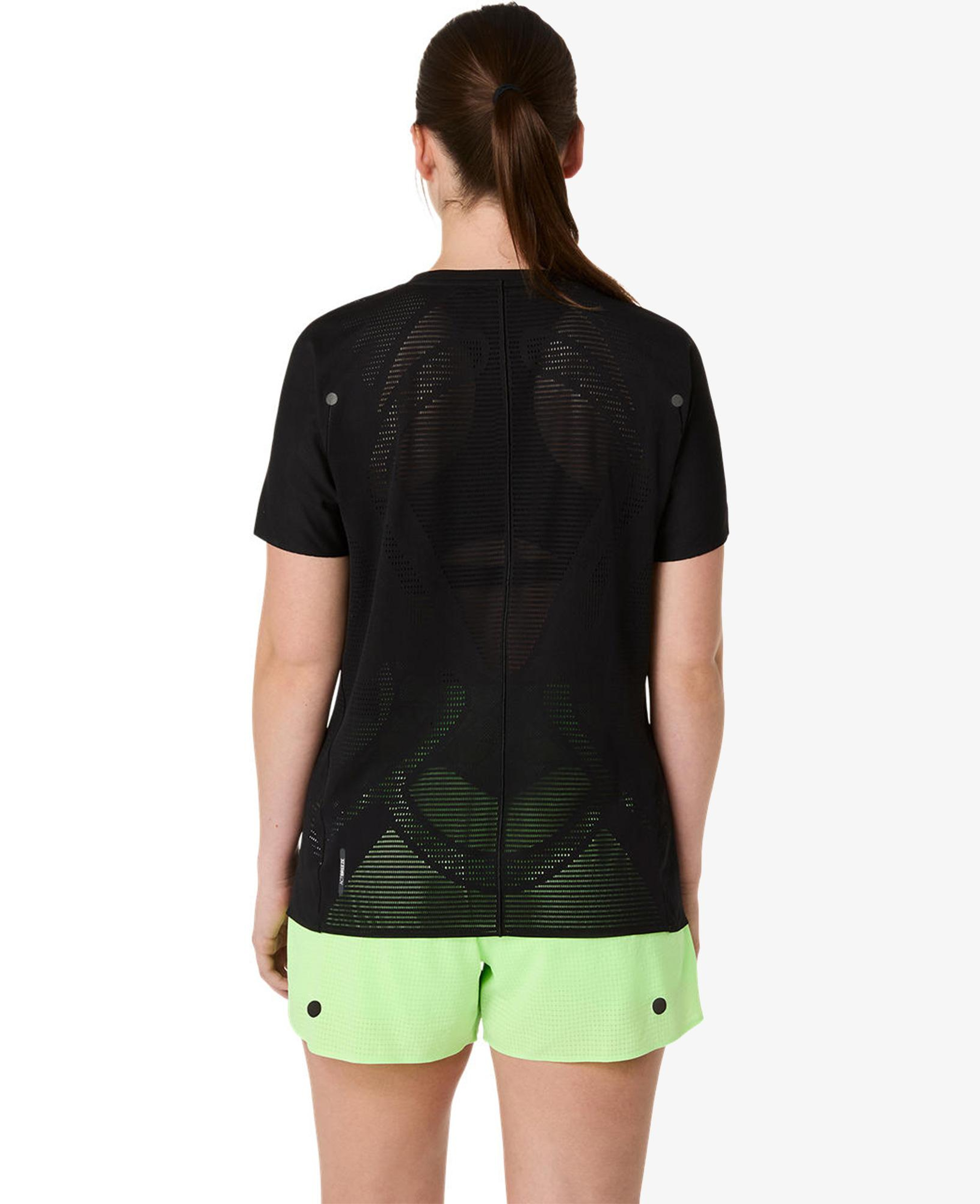 Asics Metarun Ss Top Kadın Siyah Koşu T-Shirt