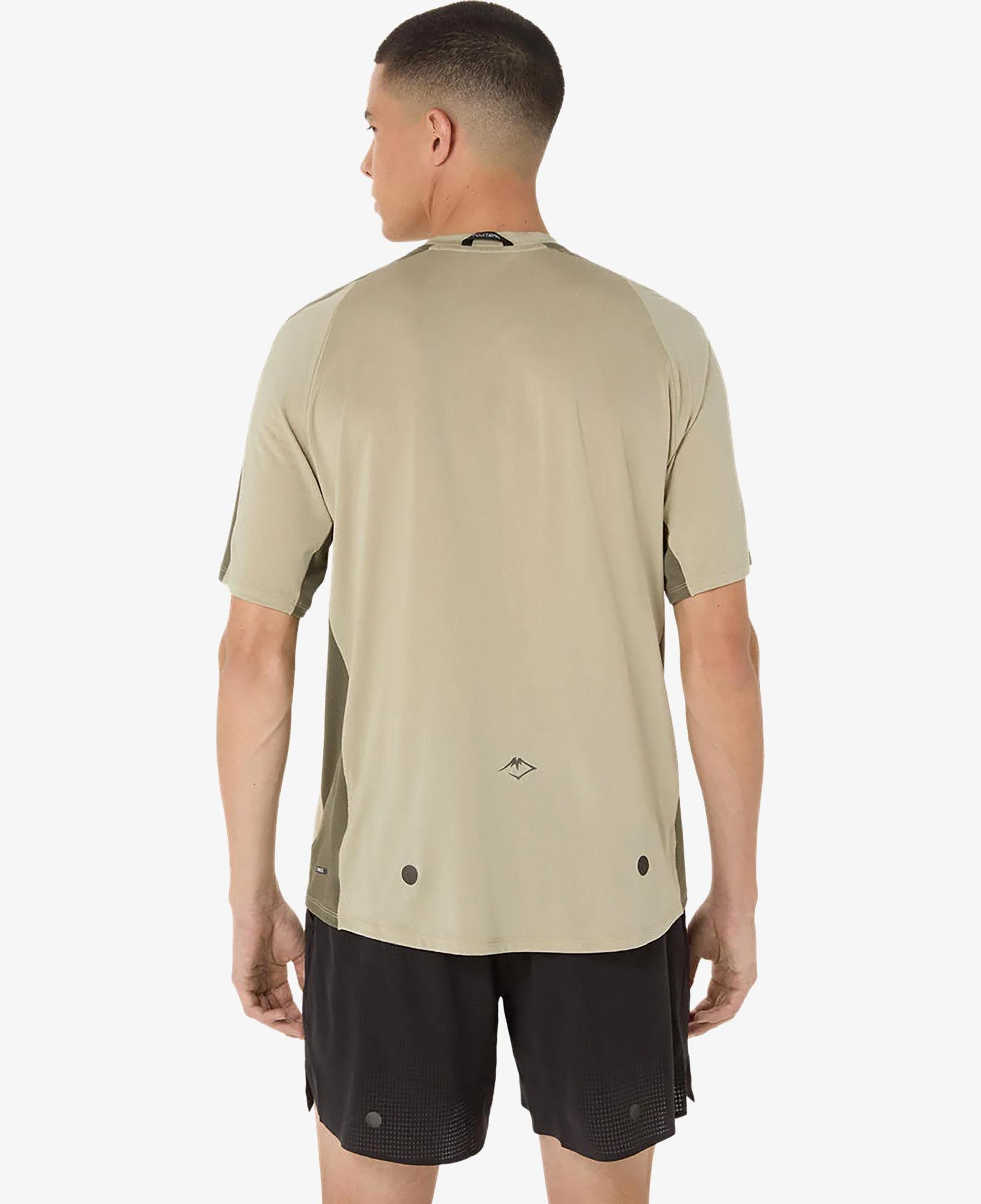 Asics Fujitrail Elite Ss Top Erkek Yeşil T-Shirt