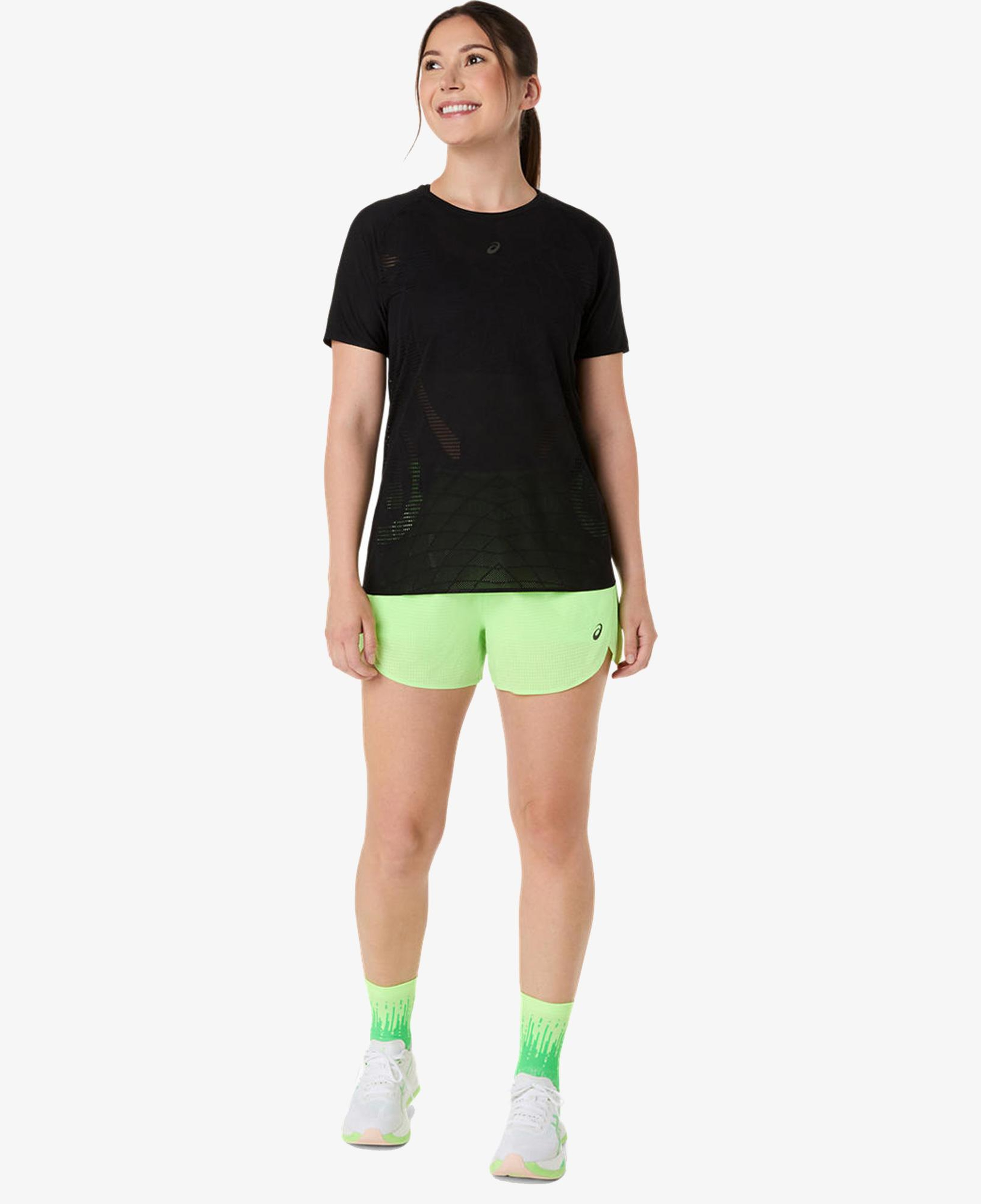 Asics Metarun Ss Top Kadın Siyah Koşu T-Shirt