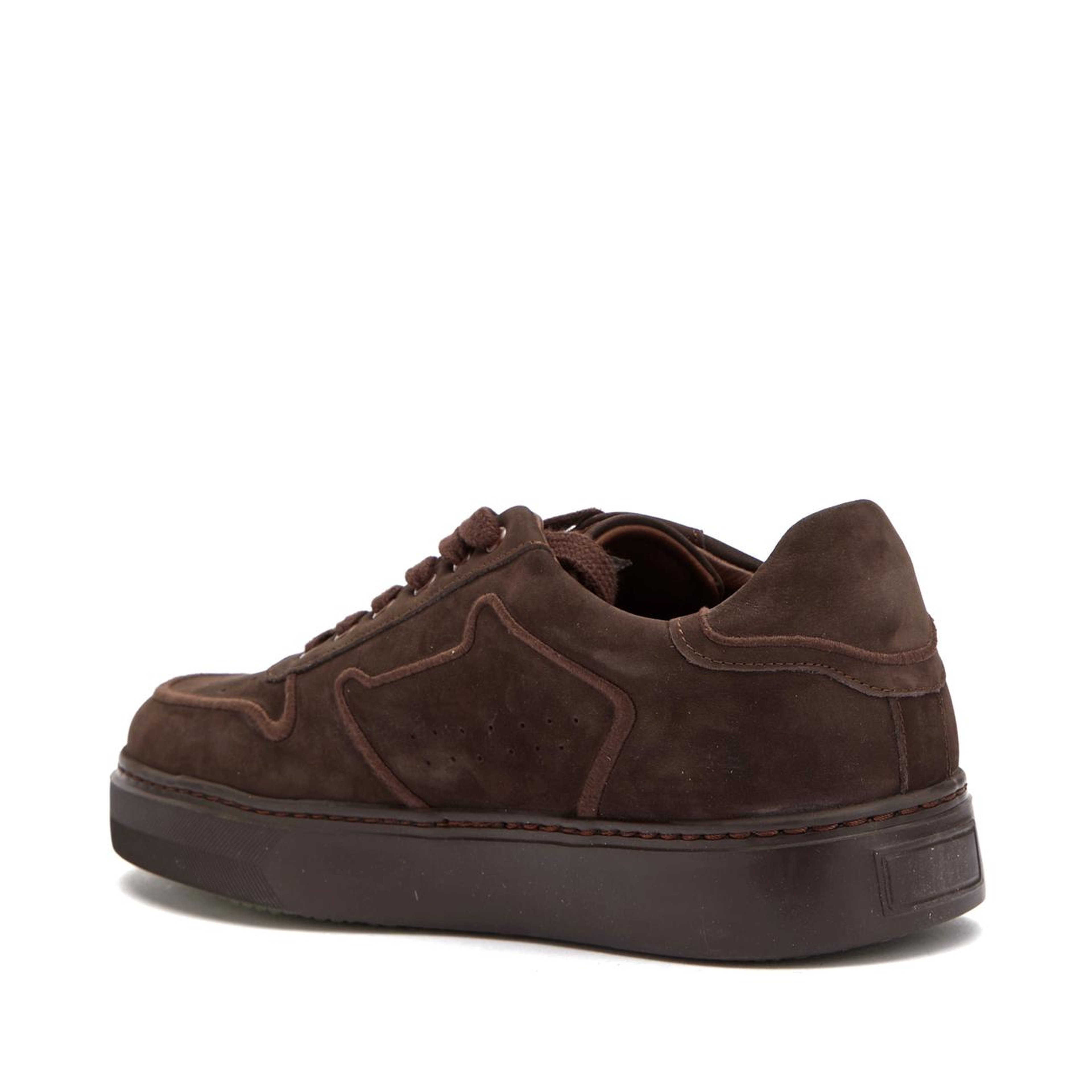 Divarese Erkek Kahverengi Nubuk Sneaker
