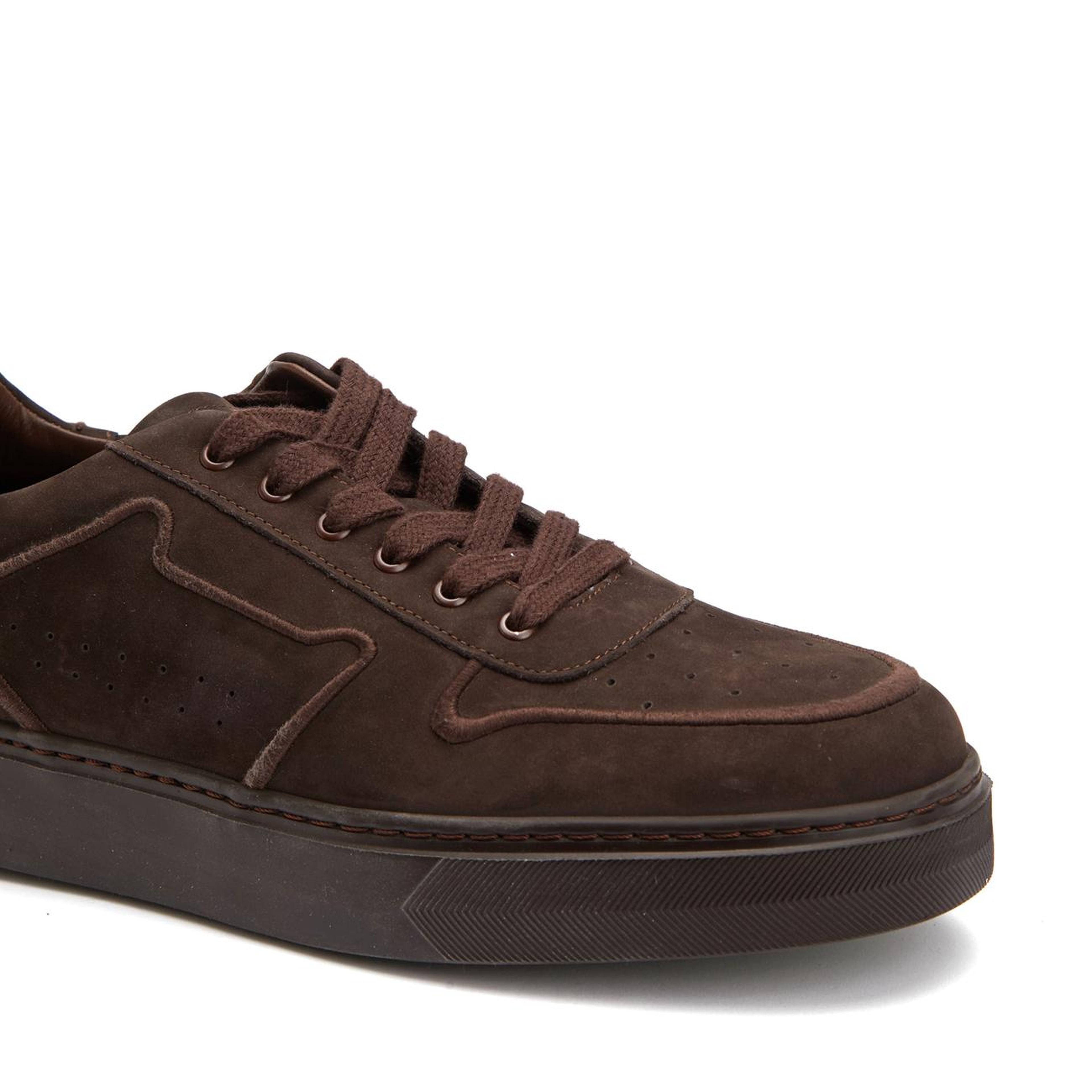 Divarese Erkek Kahverengi Nubuk Sneaker