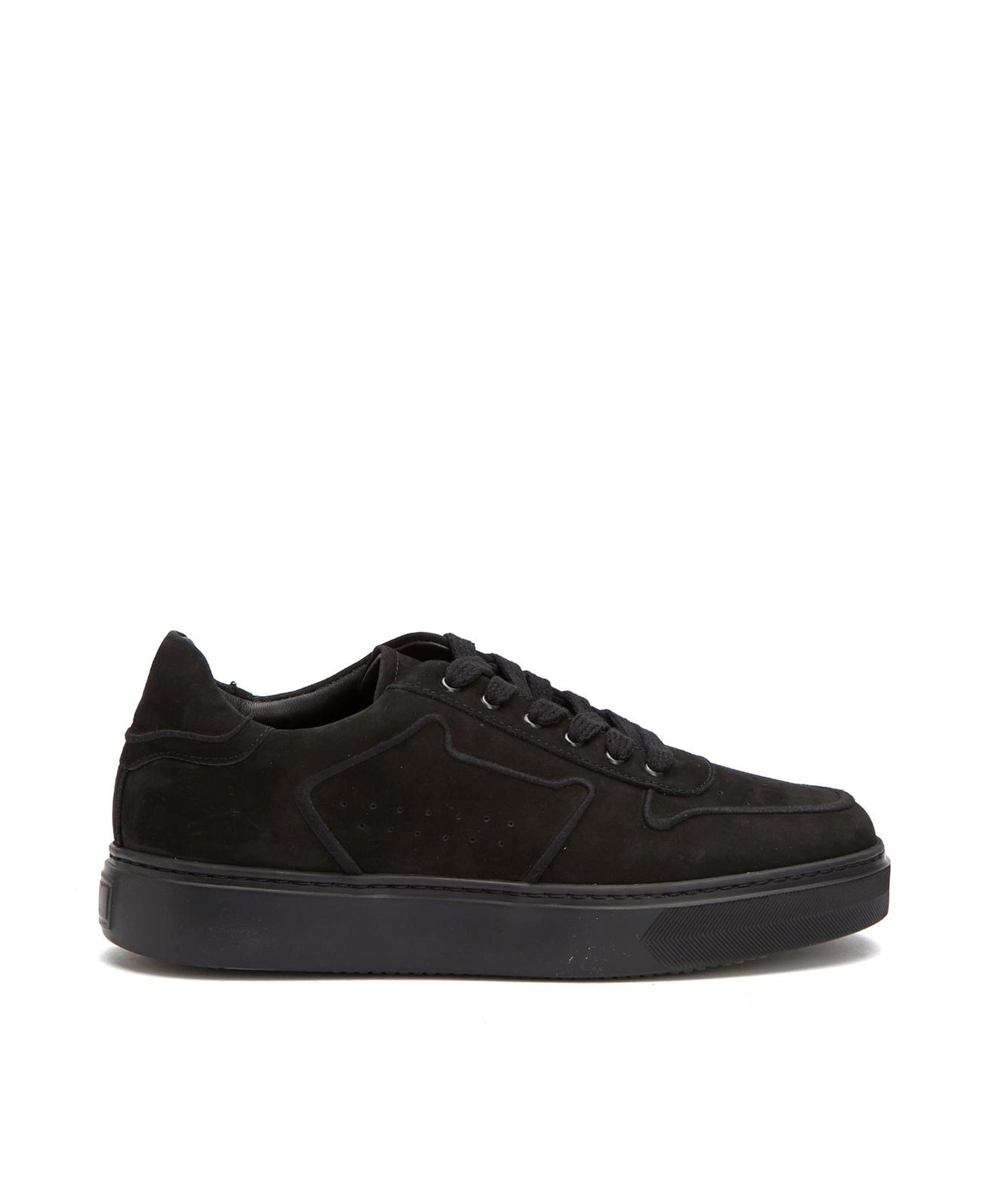 Divarese Erkek Siyah Nubuk Deri Sneaker
