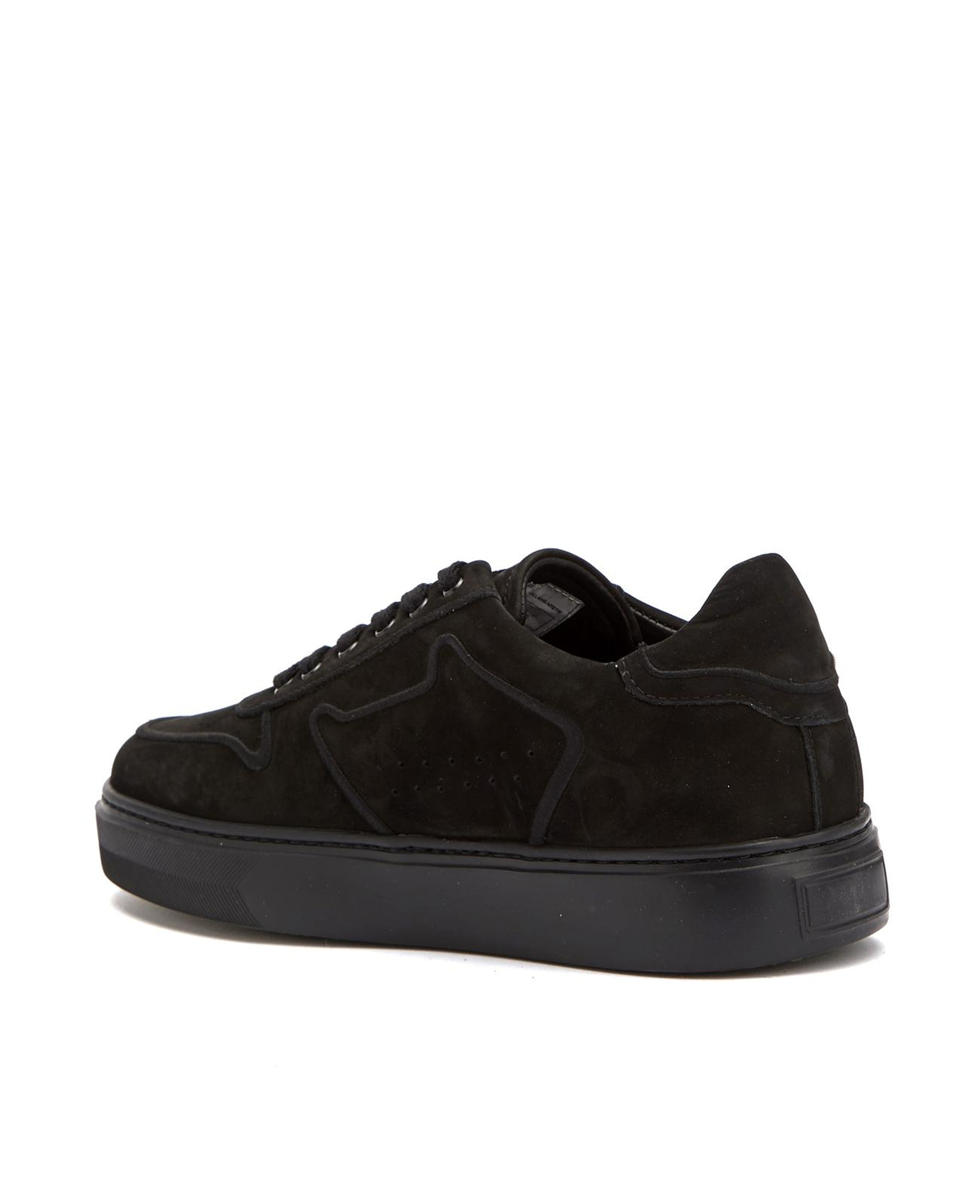 Divarese Erkek Siyah Nubuk Deri Sneaker