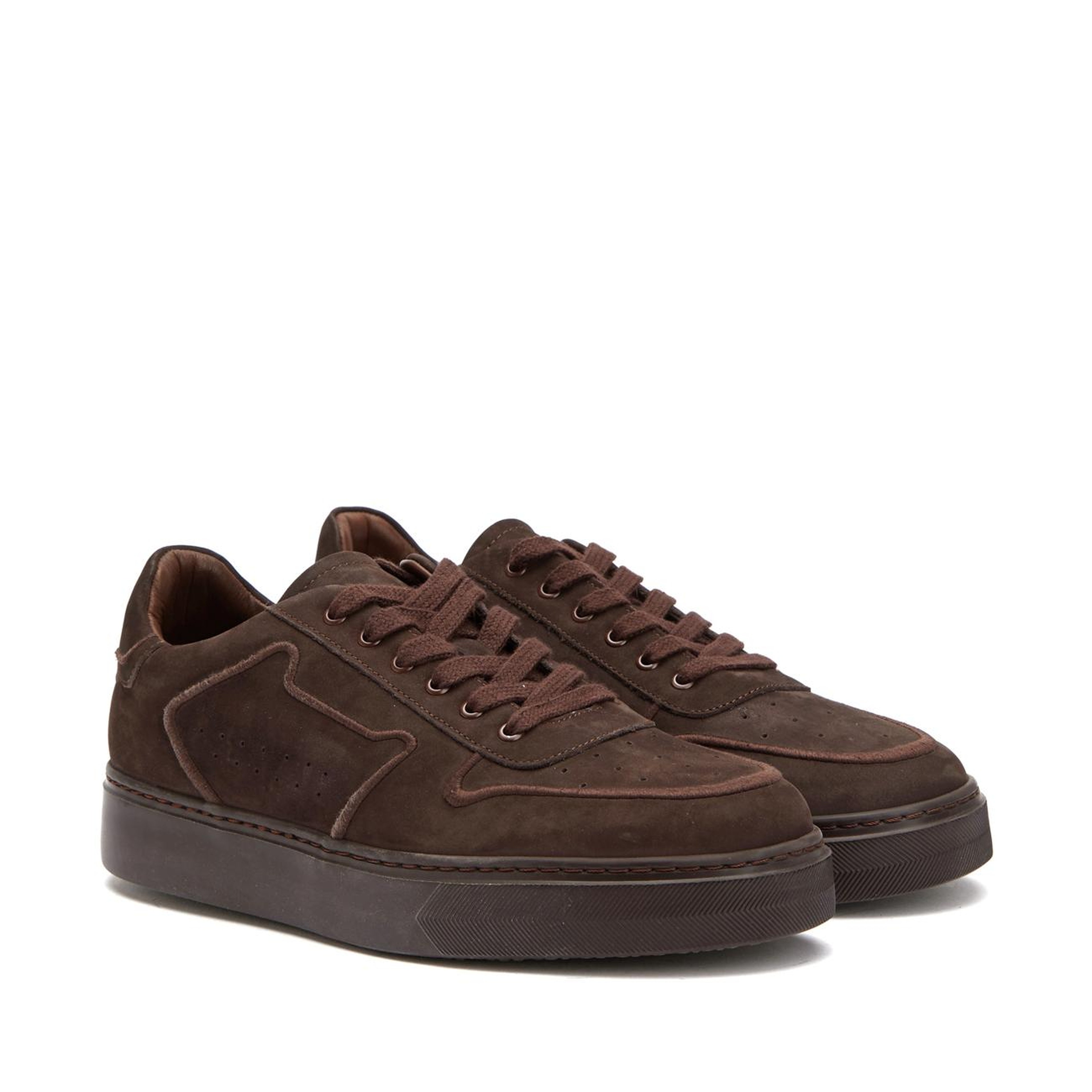 Divarese Erkek Kahverengi Nubuk Sneaker
