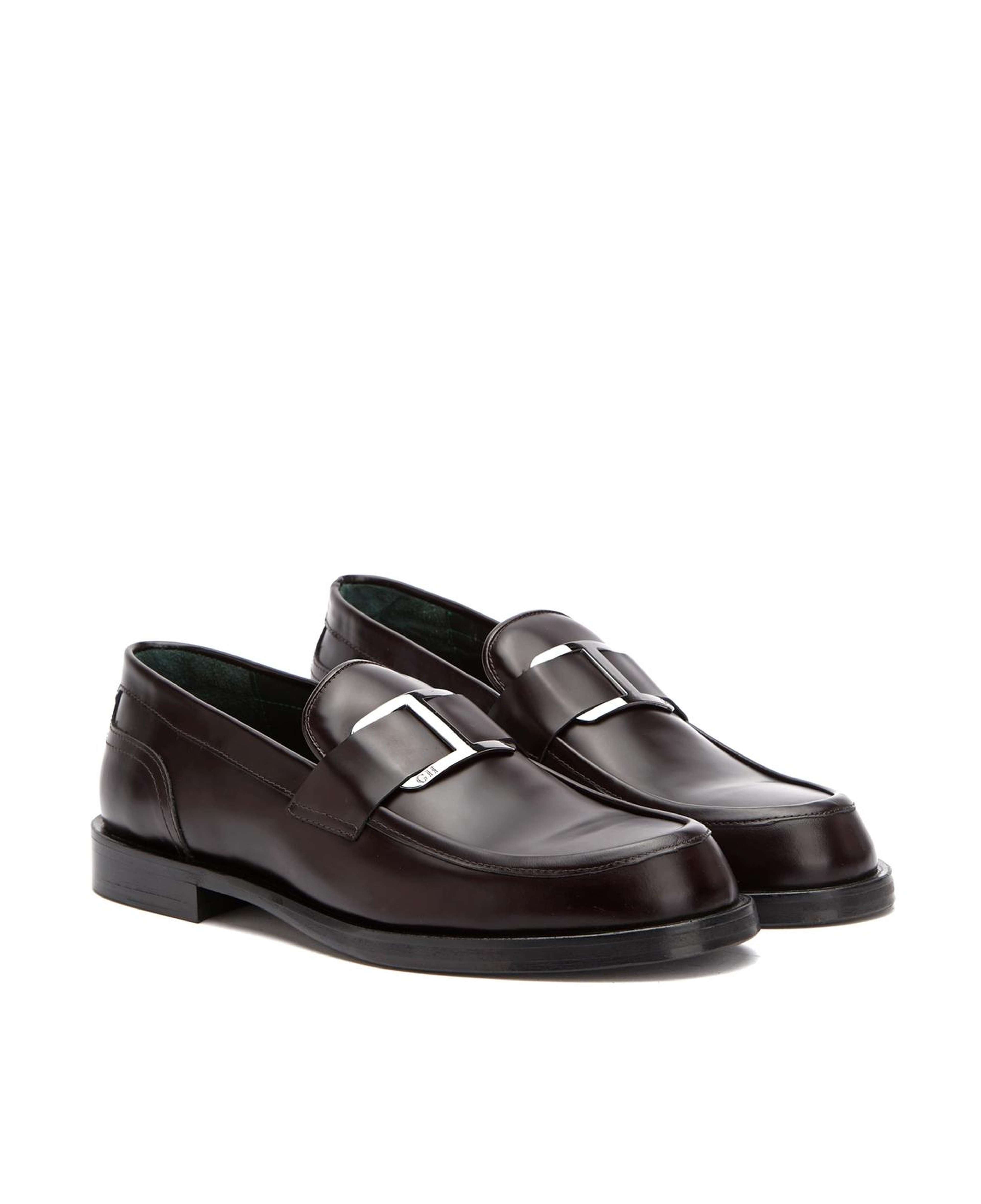 George Hogg Erkek Bordo Toka Detaylı Deri Loafer