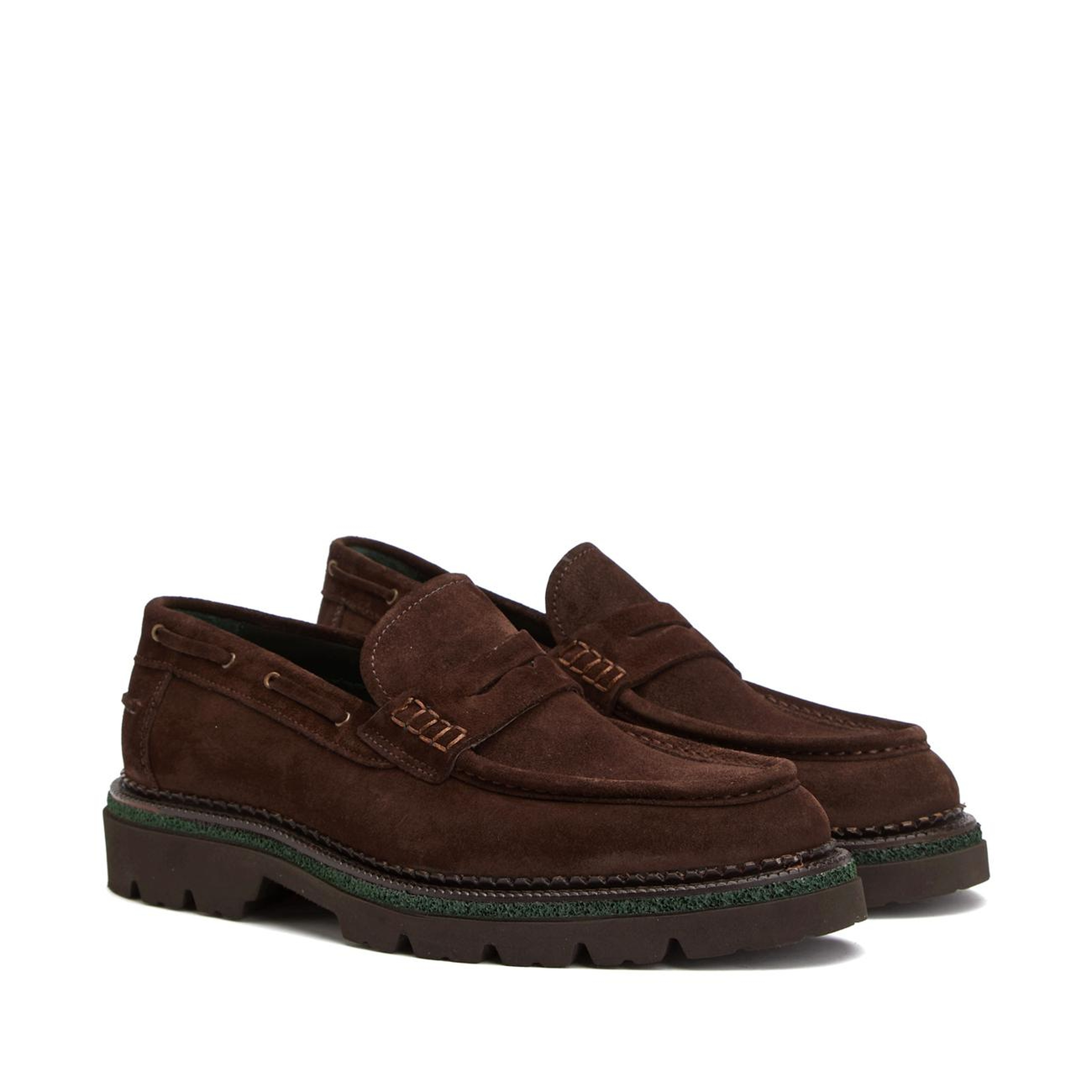 George Hogg Erkek Kahverengi Süet Loafer