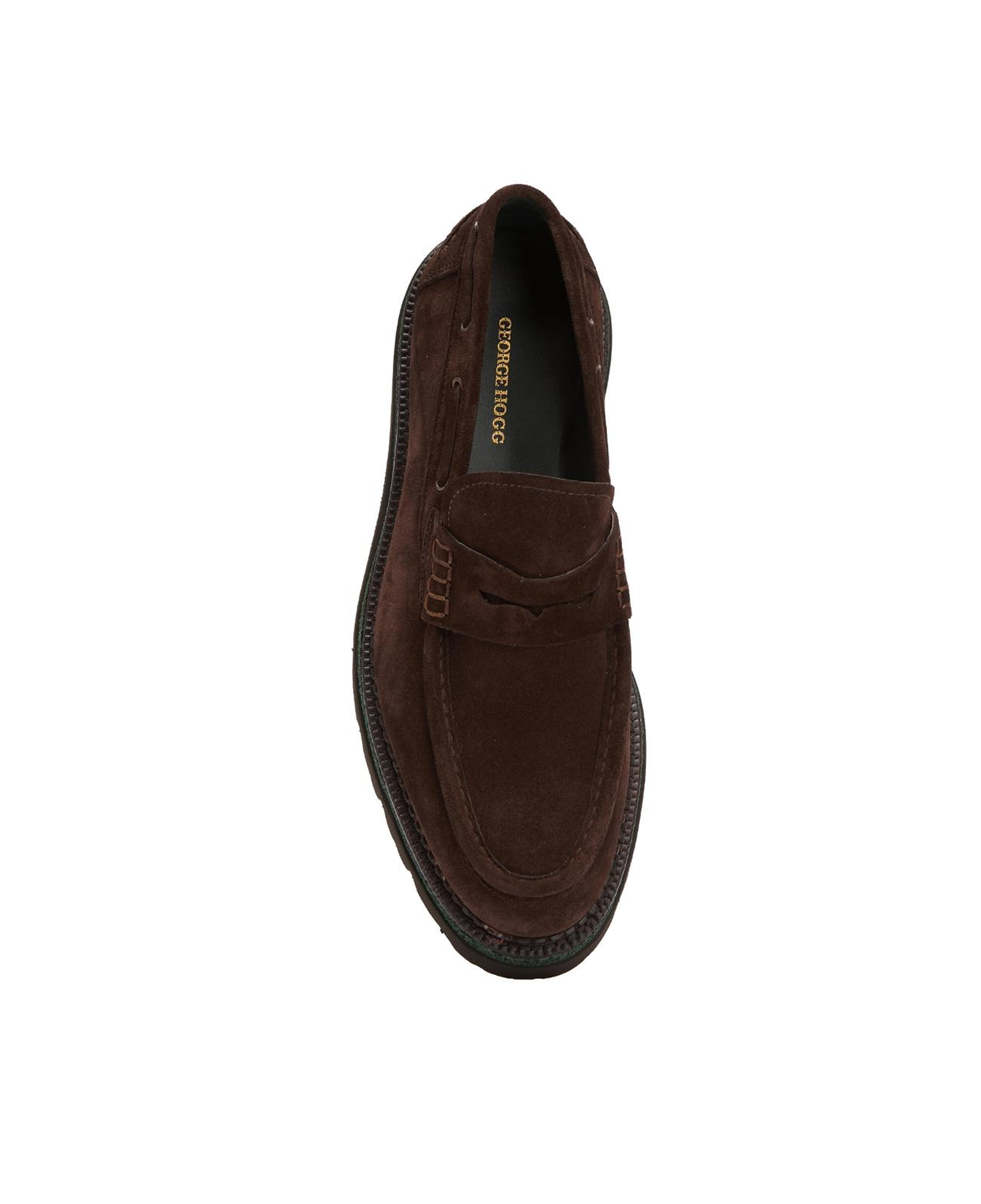 George Hogg Erkek Kahverengi Süet Loafer