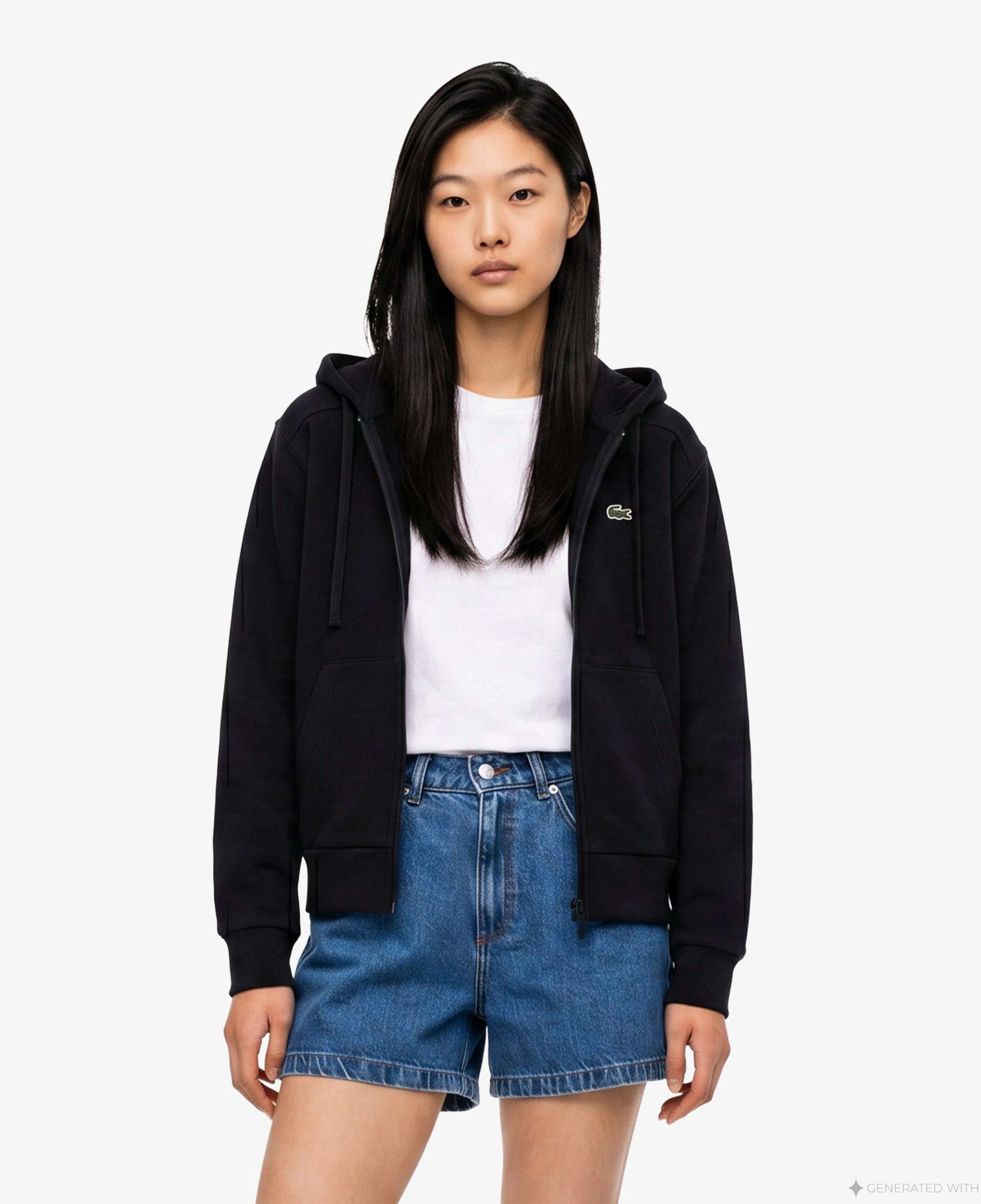 Lacoste Kadın Lacivert Hoodie