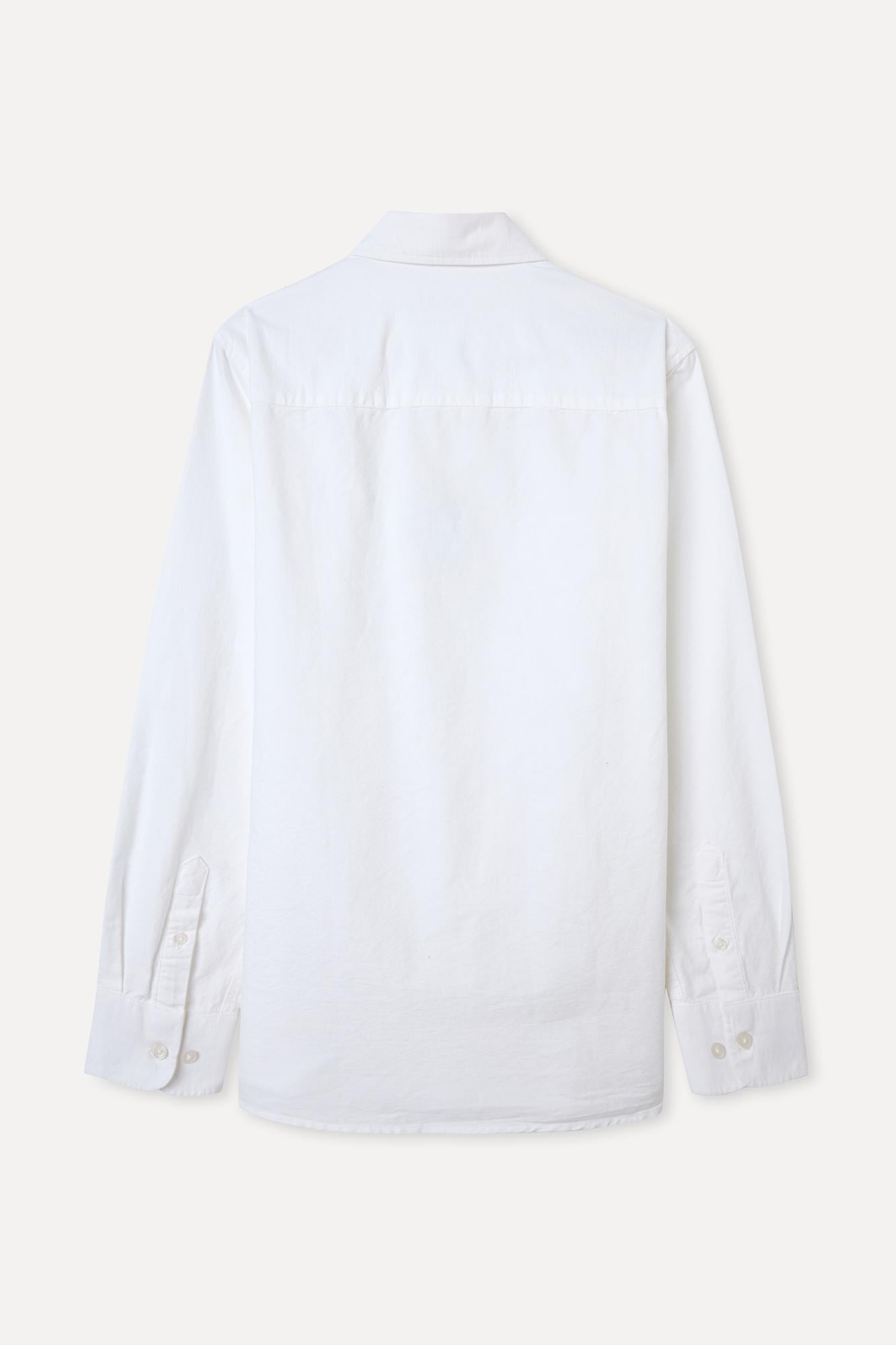 Erkek Beyaz Slim Fit Uzun Kollu Gömlek