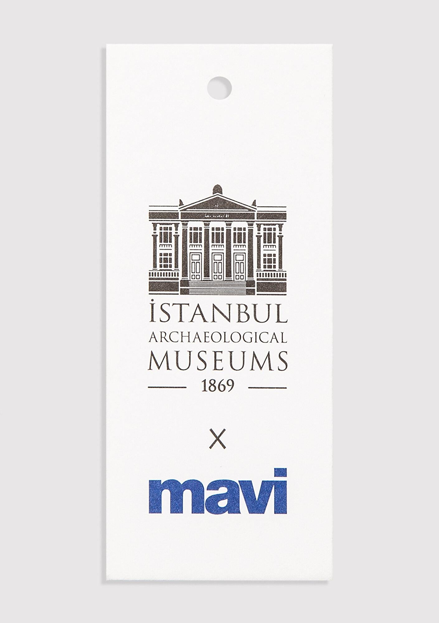 Mavi İstanbul Arkeoloji Müzeleri x Mavi Baskılı Tişört Regular Fit / Normal Kesim 1613517-620