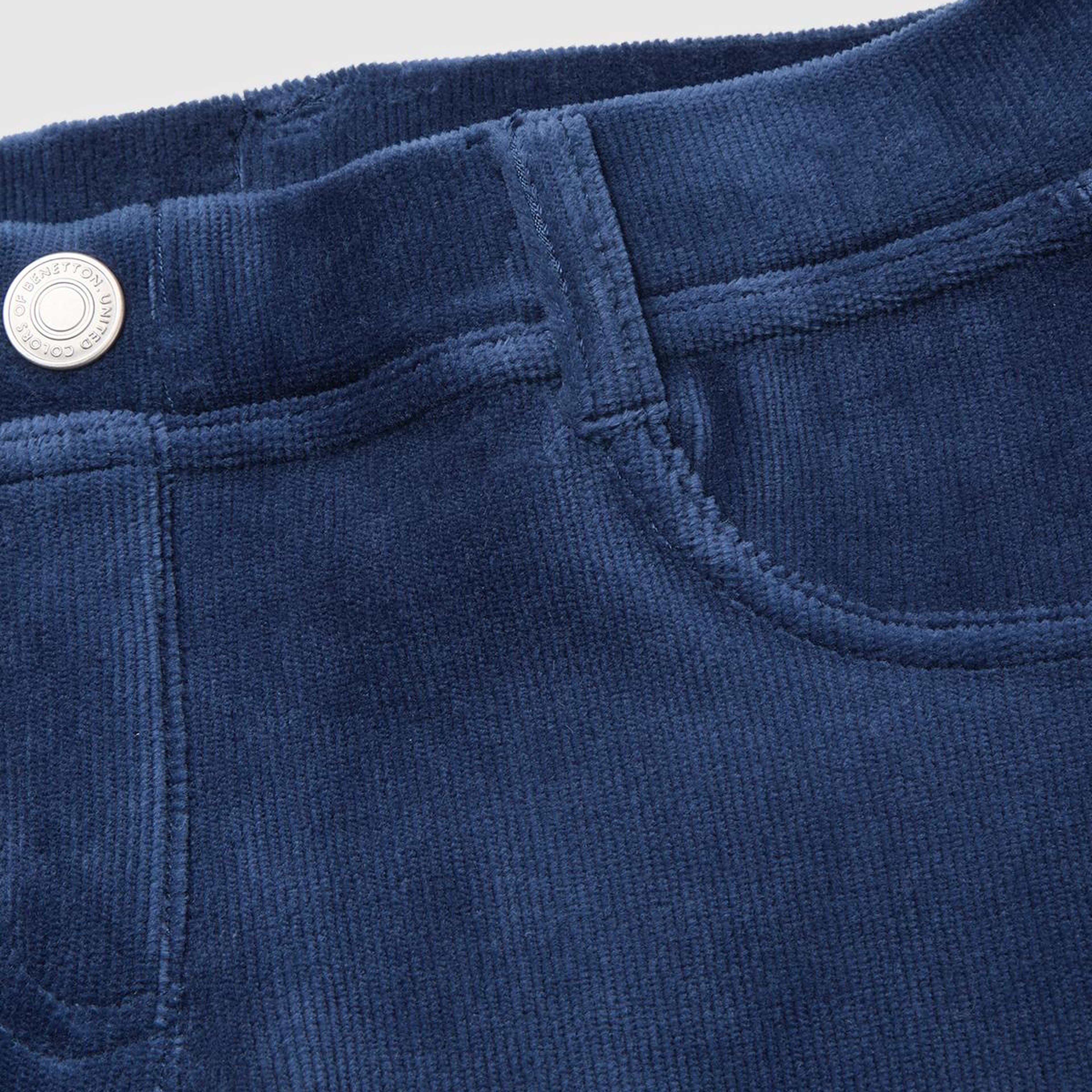 Kız Çocuk Lacivert Kadife Jegging