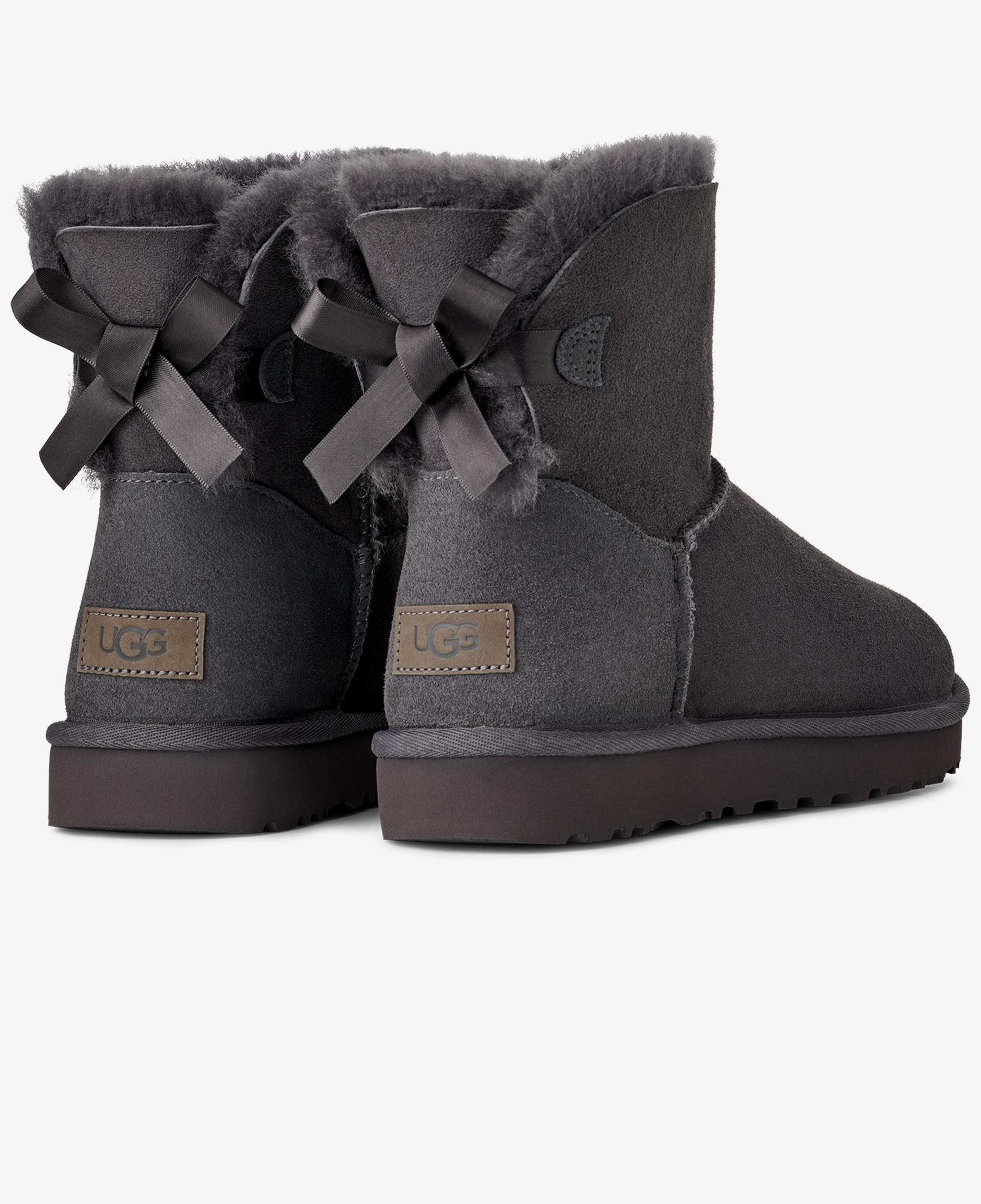 UGG Mini Bailey Bow Kadın Gri Bot