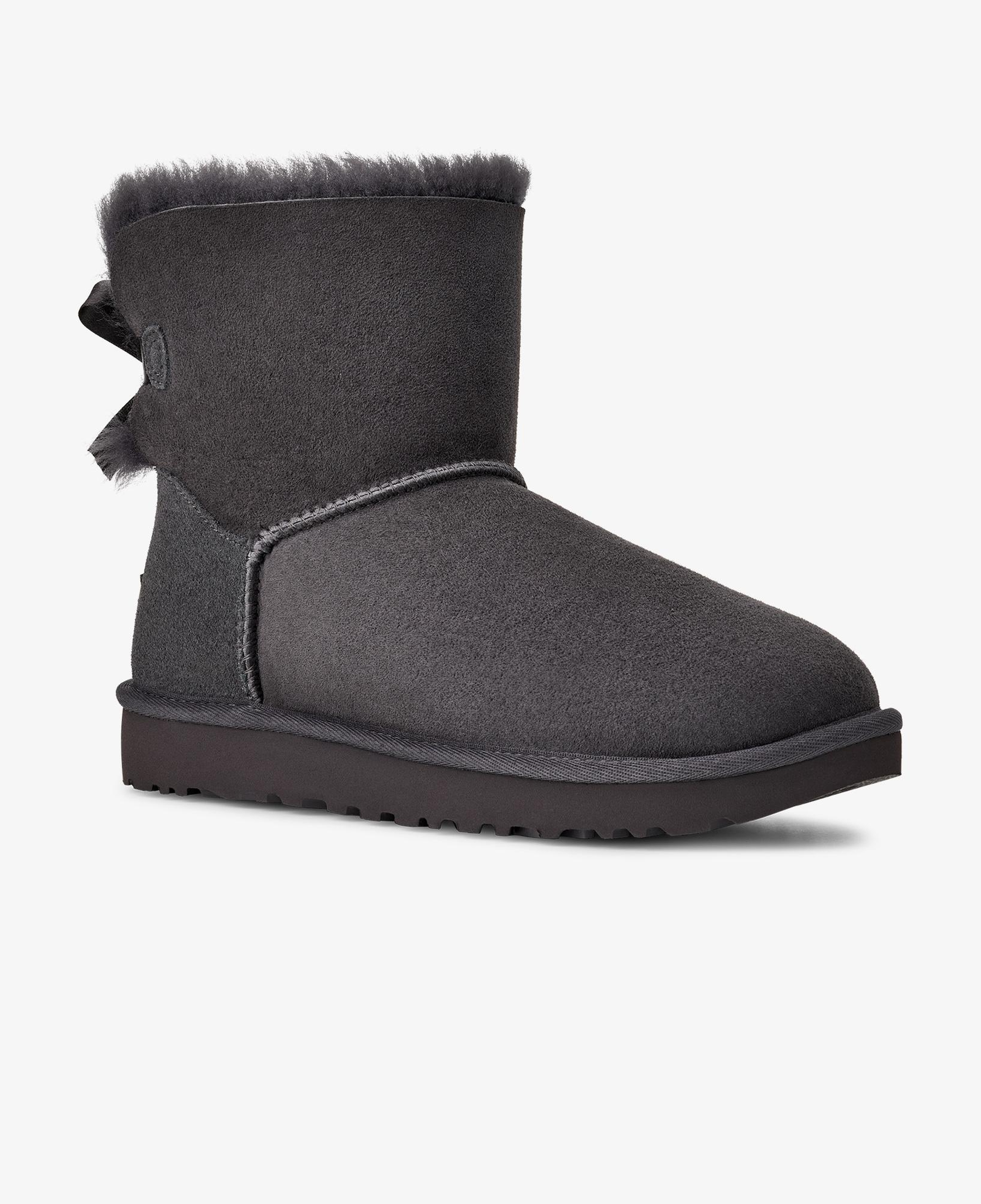UGG Mini Bailey Bow Kadın Gri Bot