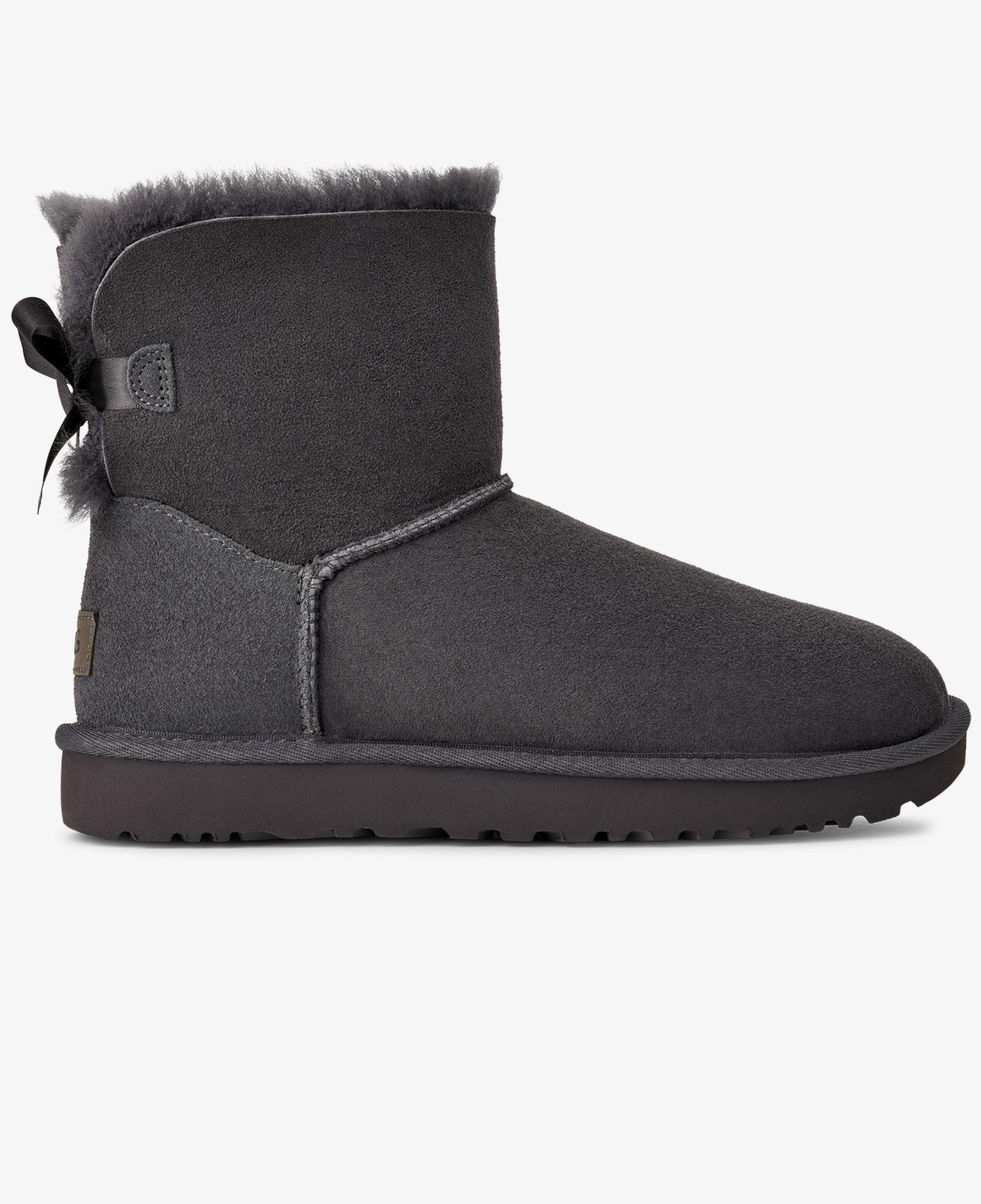 UGG Mini Bailey Bow Kadın Gri Bot