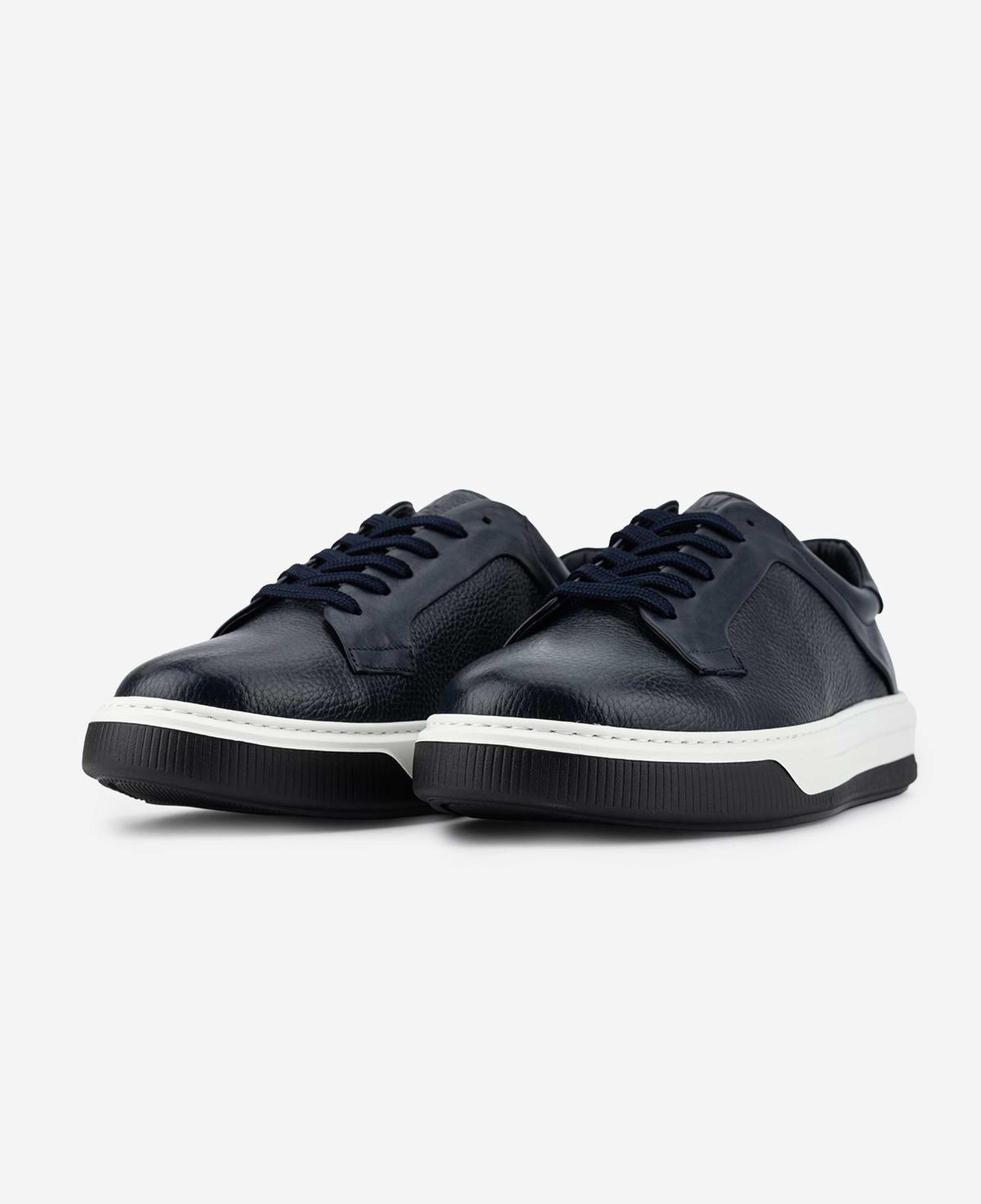 Valmenti Erkek Hakiki Deri Lacivert Sneakers & Spor Ayakkabı