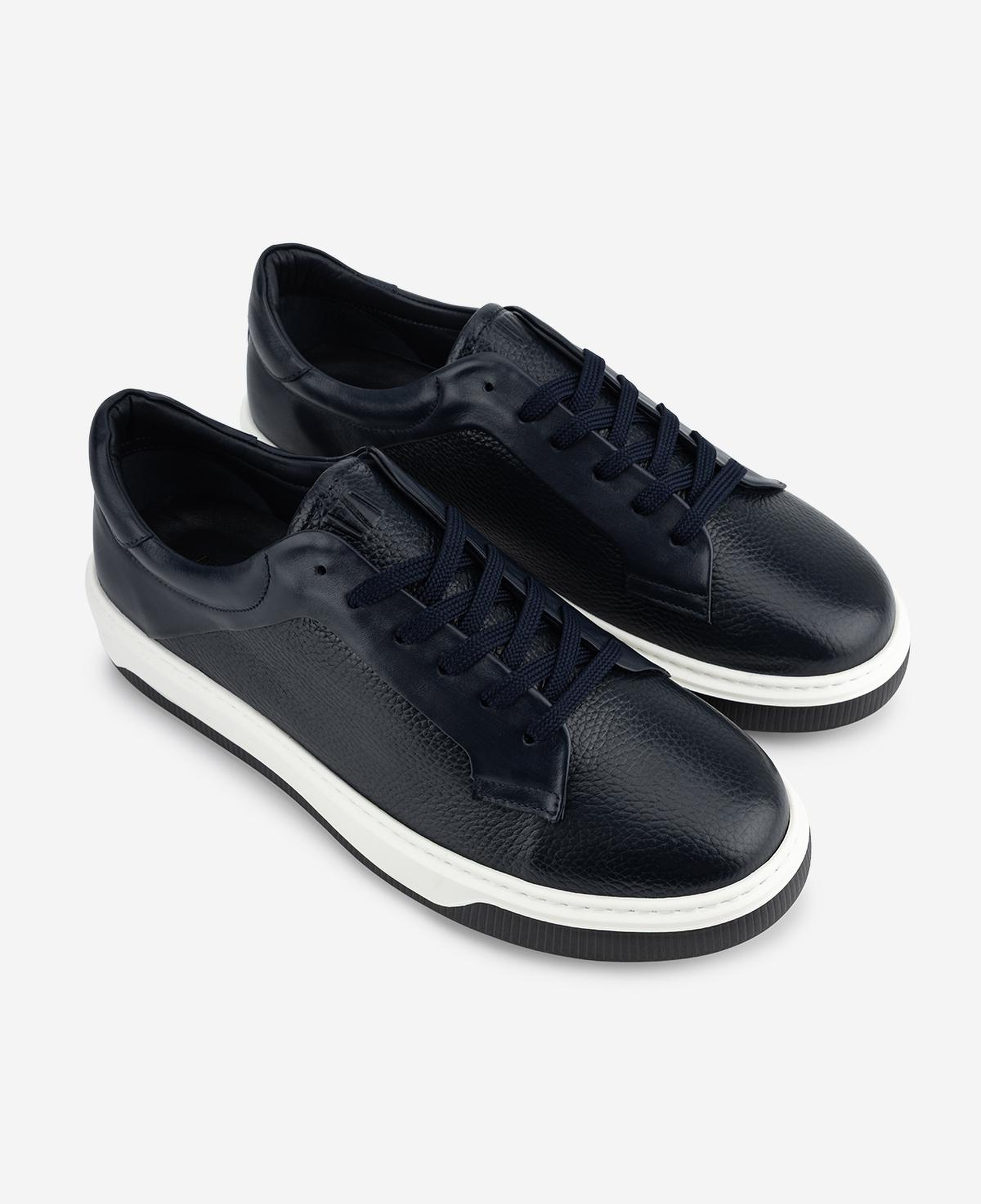 Valmenti Erkek Hakiki Deri Lacivert Sneakers & Spor Ayakkabı