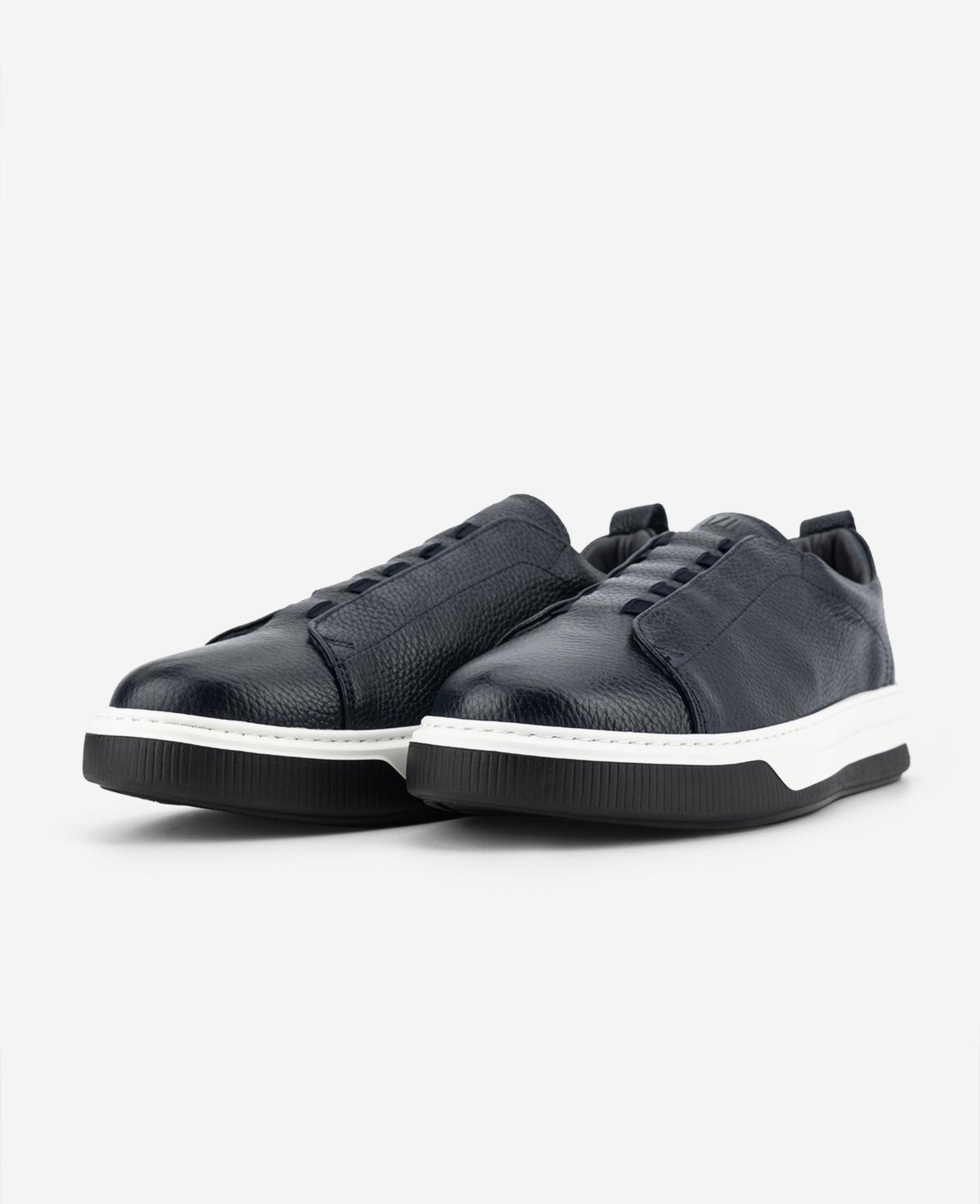 Valmenti Erkek Hakiki Deri Lacivert Sneakers & Spor Ayakkabı