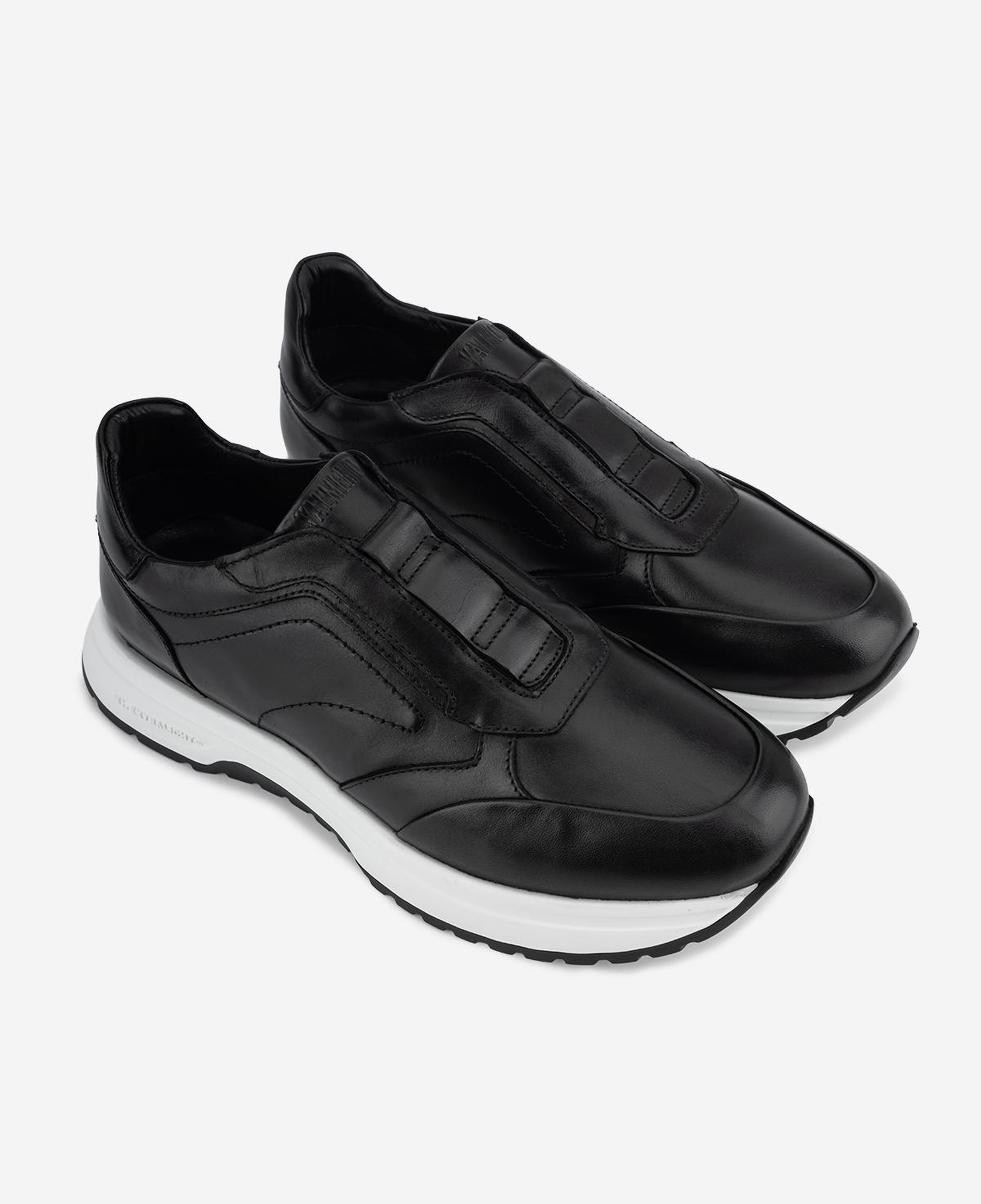 Valmenti Erkek Hakiki Deri Siyah Sneakers & Spor Ayakkabı