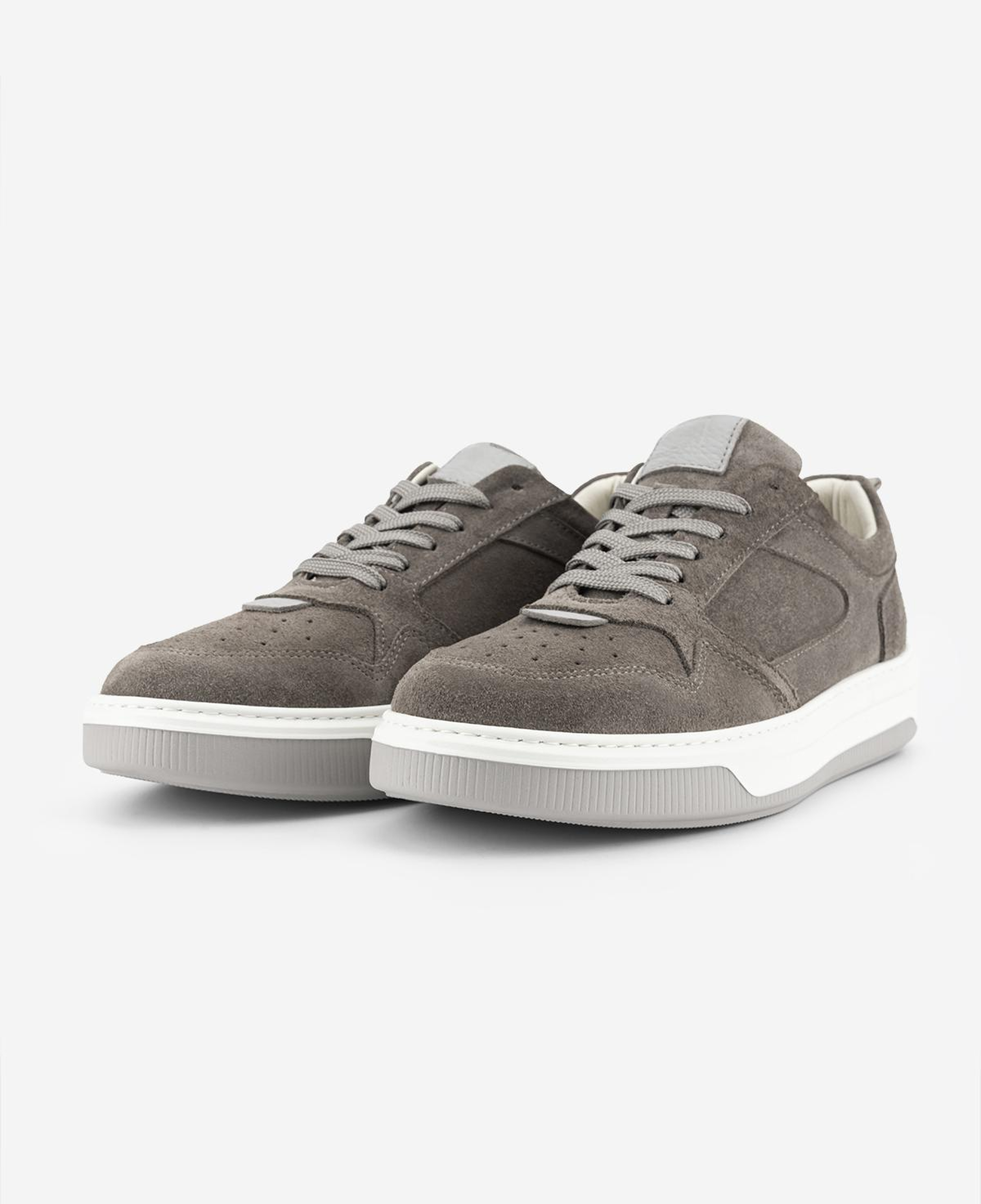 Valmenti Erkek Hakiki Deri Toprak Süet Sneakers & Spor Ayakkabı