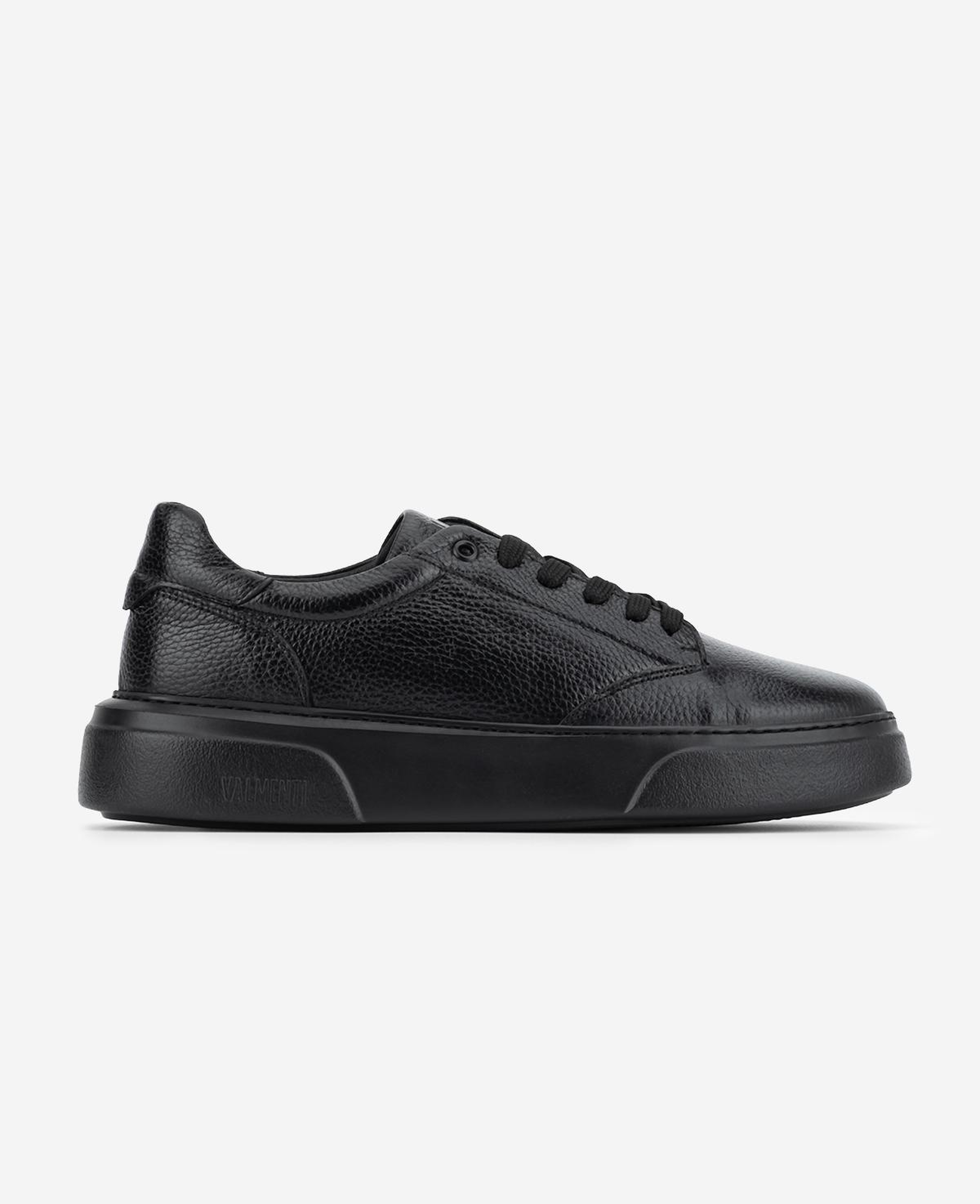 Valmenti Erkek Hakiki Deri Siyah/Siyah Sneakers & Spor Ayakkabı