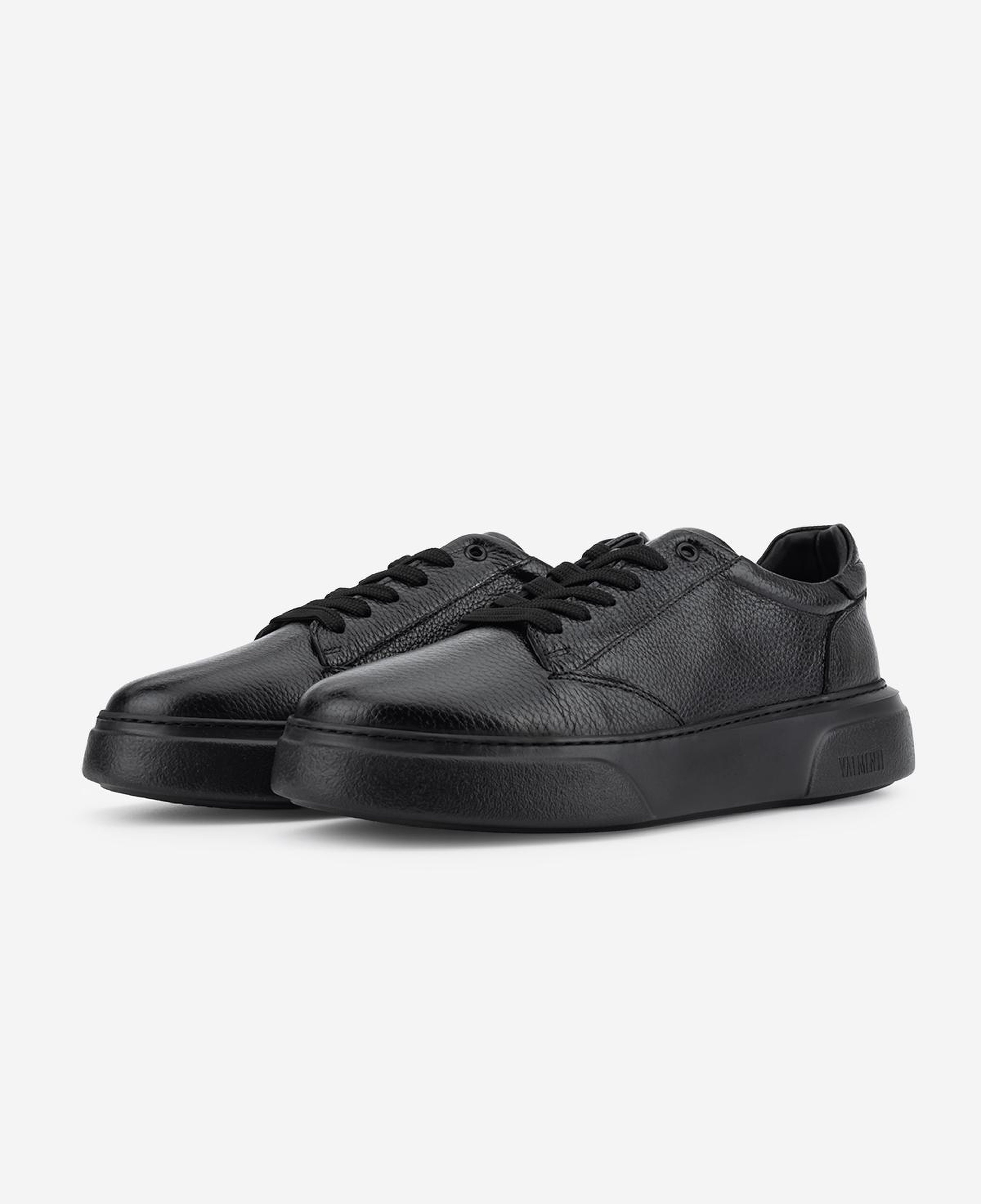 Valmenti Erkek Hakiki Deri Siyah/Siyah Sneakers & Spor Ayakkabı