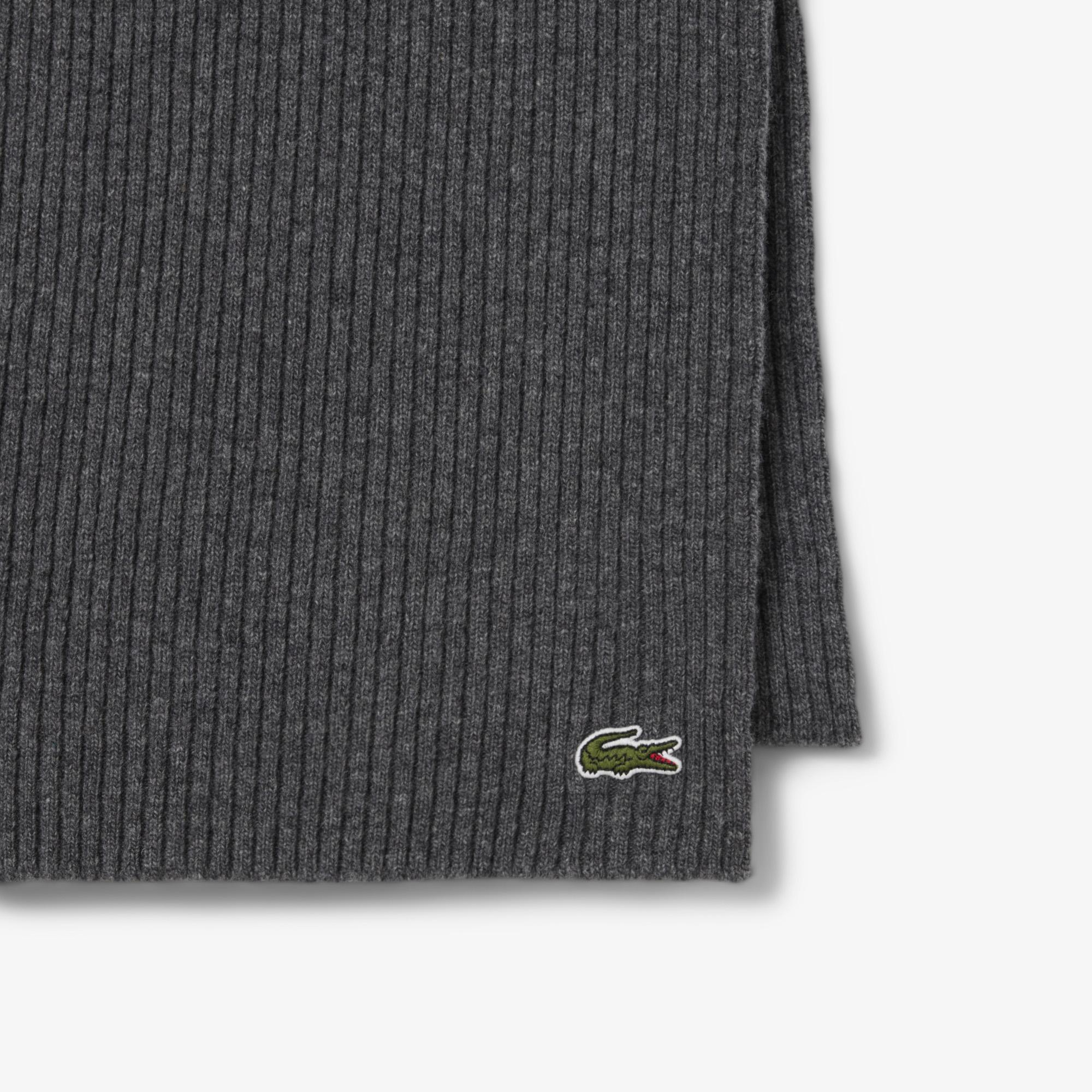 Unisex Yün Gri Atkı