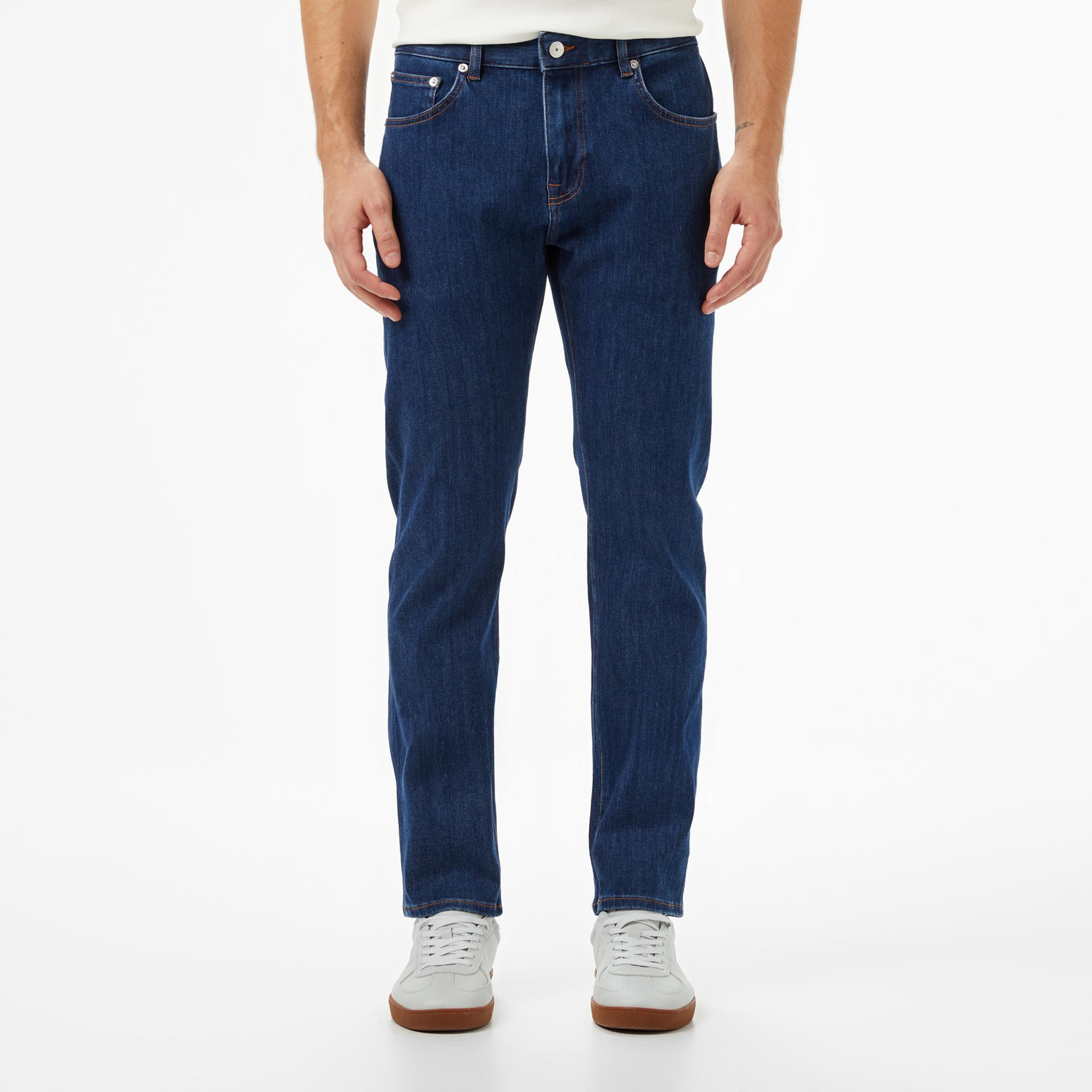 Erkek Lacivert Jean Pantolon