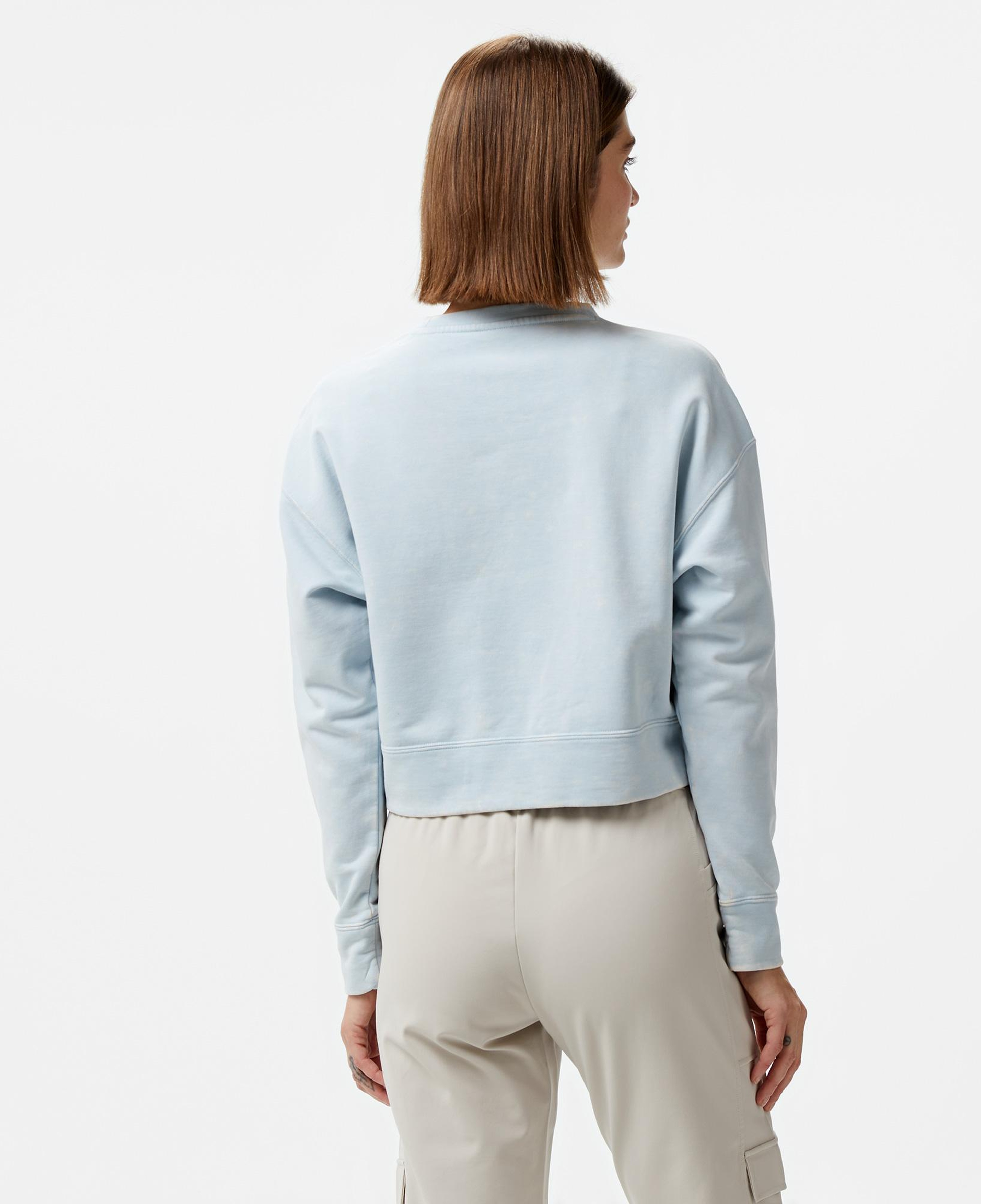 Puma Dare To Relaxed Washed Kadın Mavi Günlük Sweatshirt