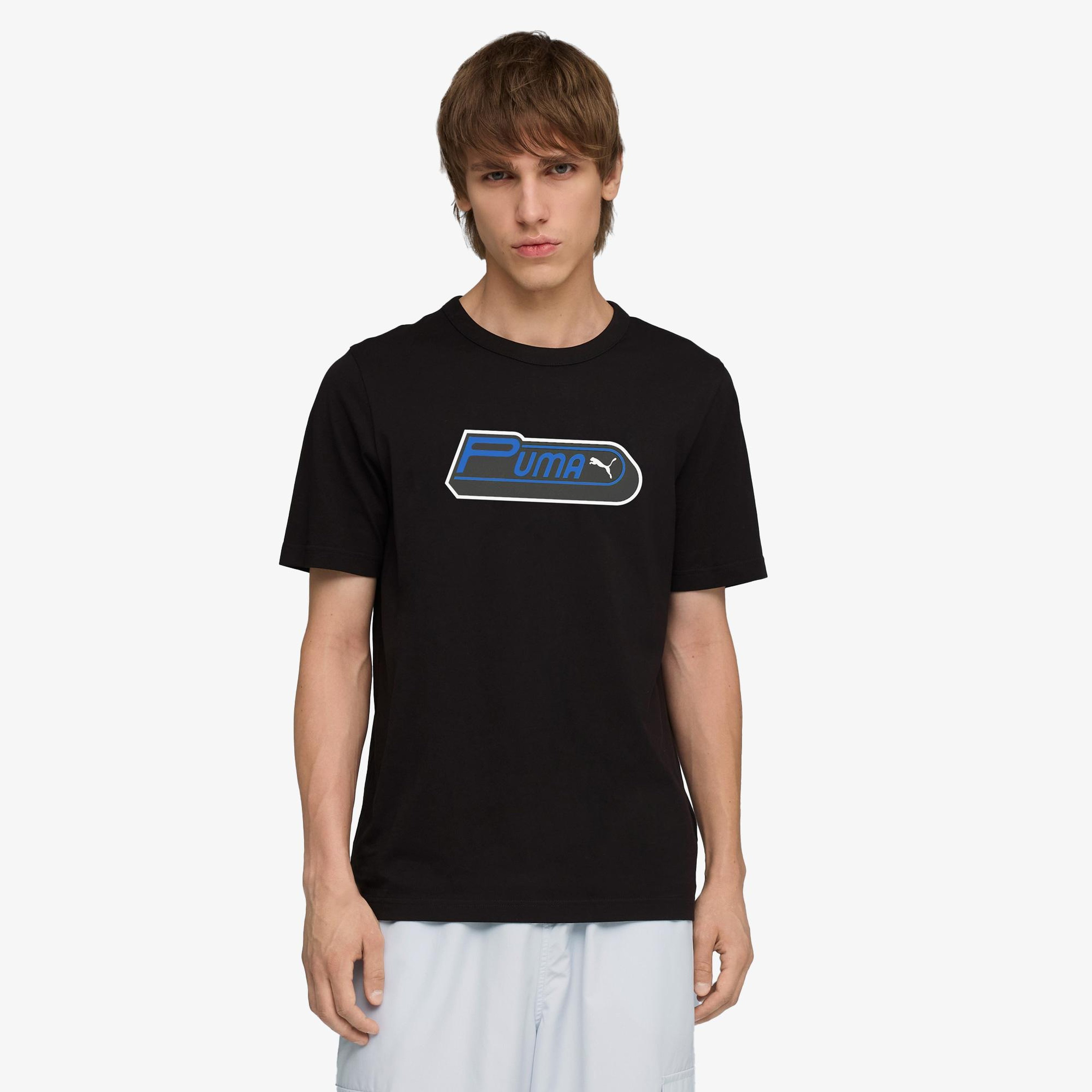 Puma Future Archive Graphic Unisex Siyah T-Shirt