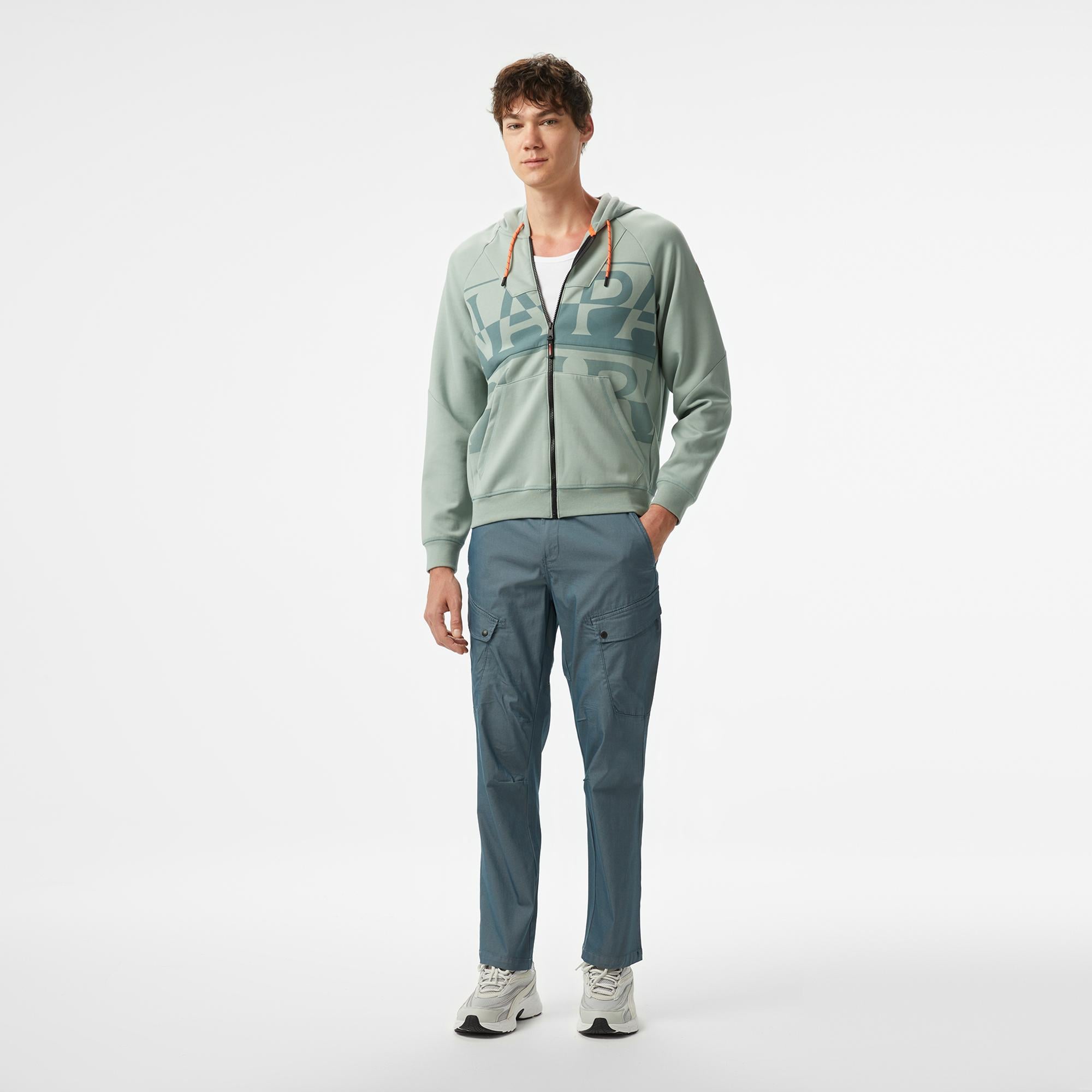 Napapijri B-Anghiari Fzh Erkek Yeşil Sweatshirt