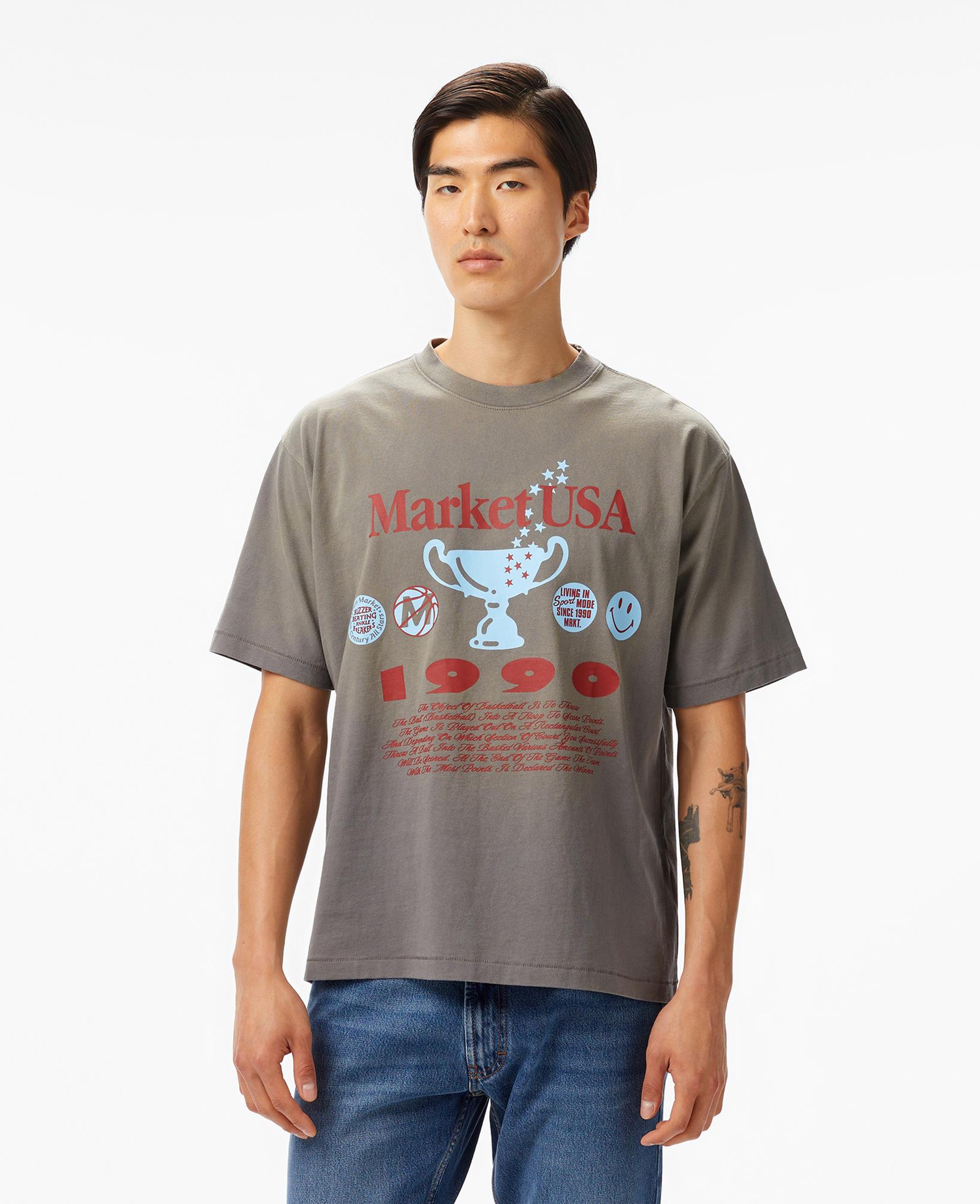 The Market USA 1990 Unisex Gri T-Shirt