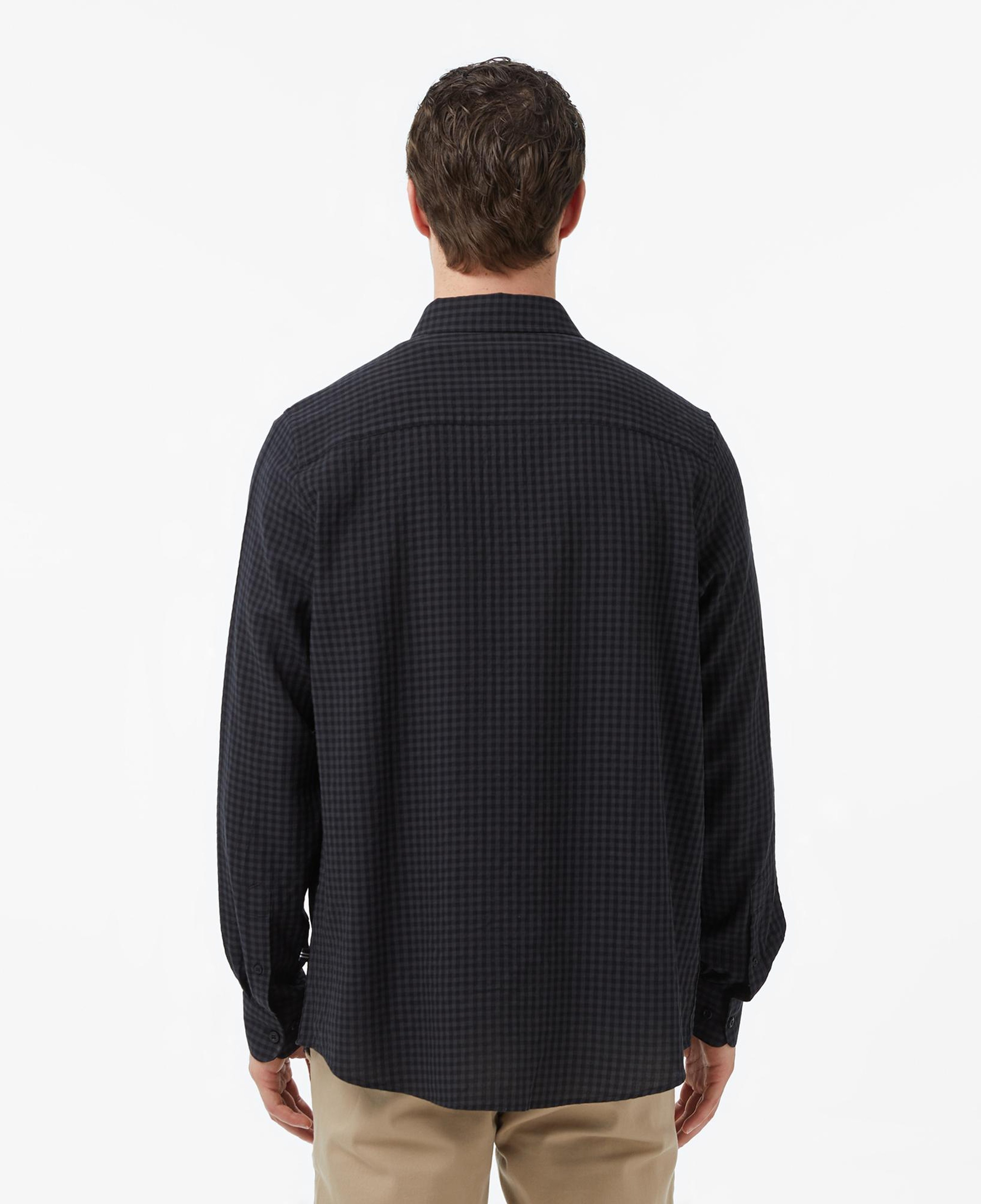 Nautica Erkek Siyah Regular Fit Kareli Gömlek
