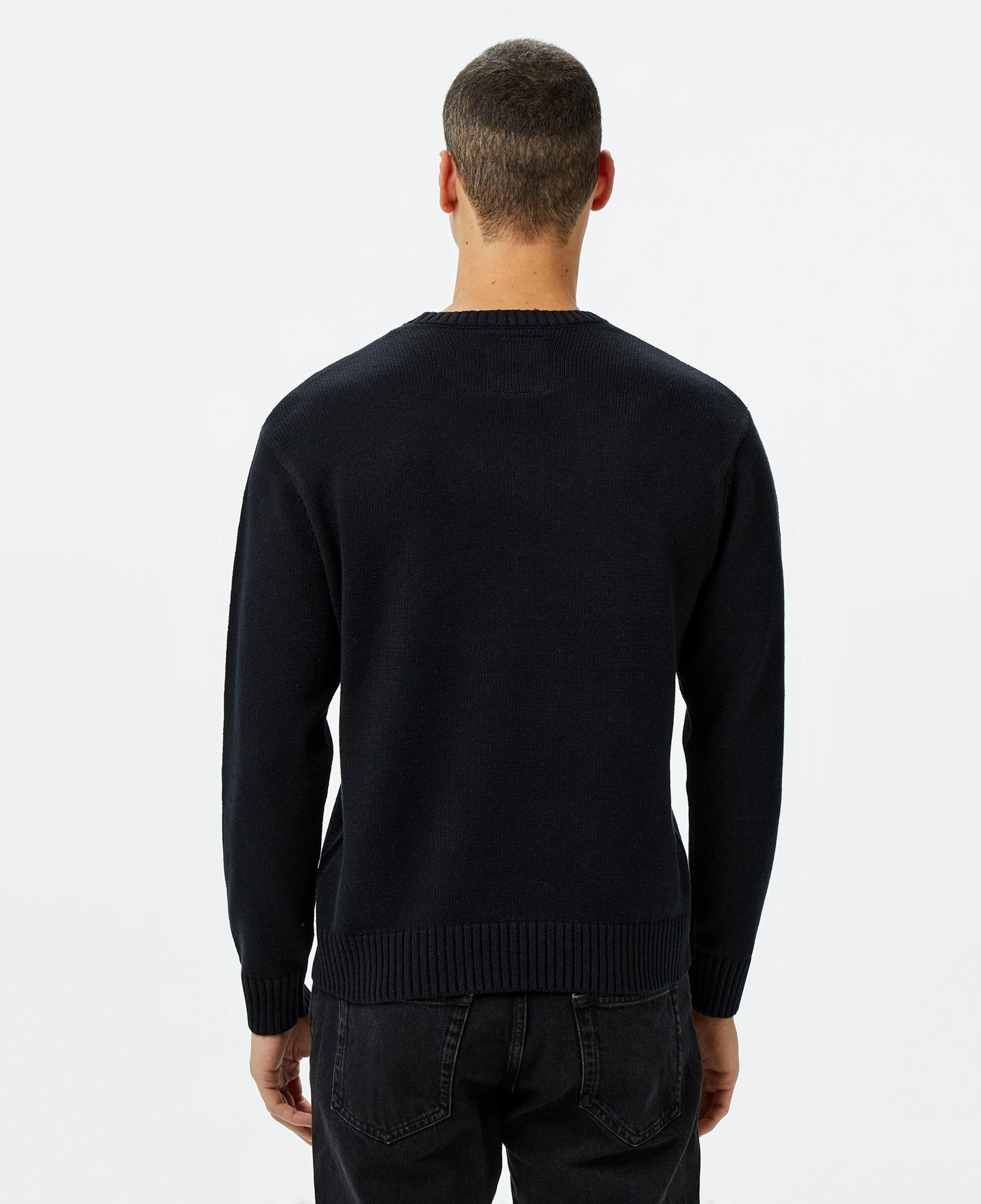 Market Smiley Focus ter Erkek Siyah Sweatshirt