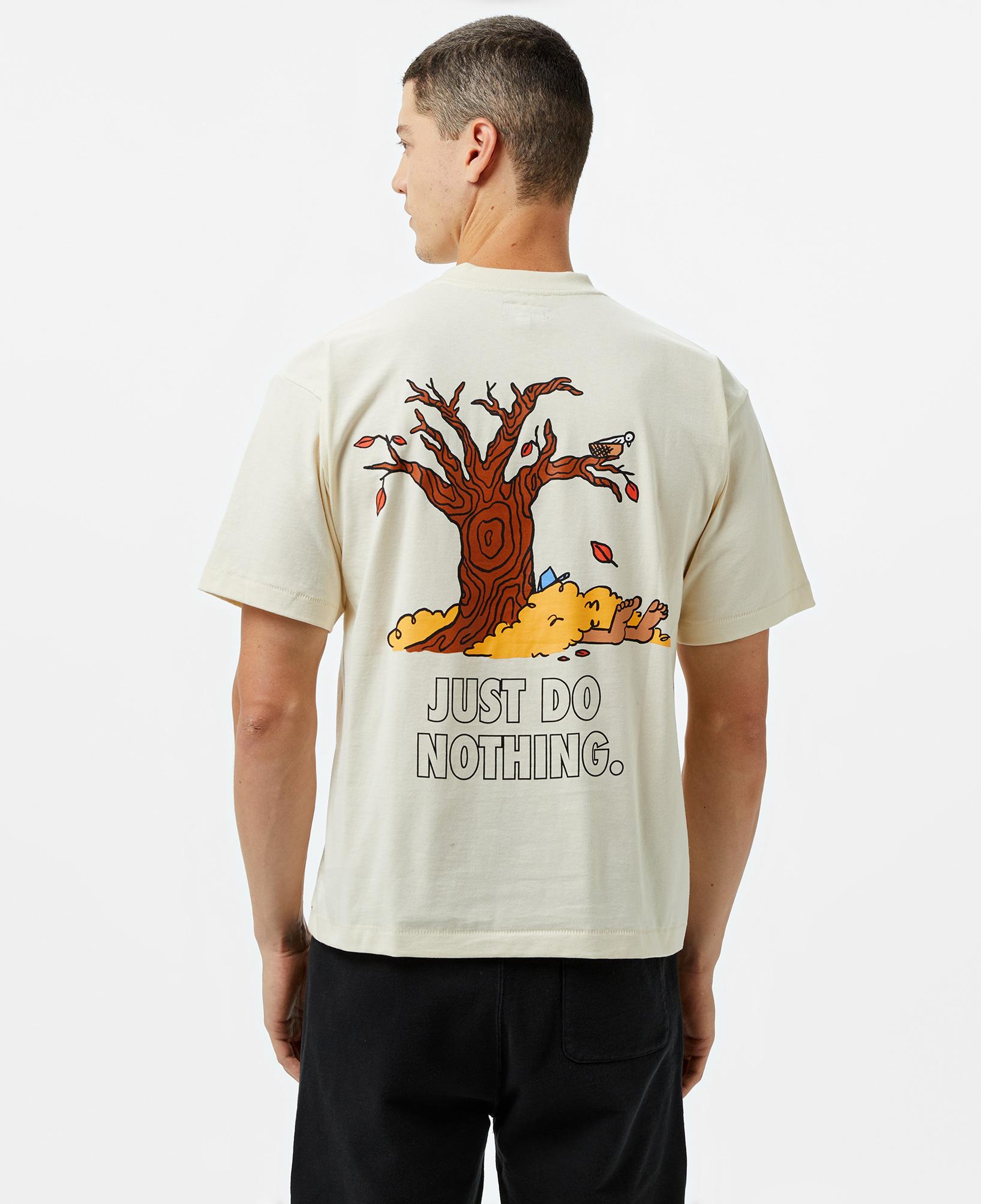 Market Just Do Nothing Fall Erkek Krem T-Shirt