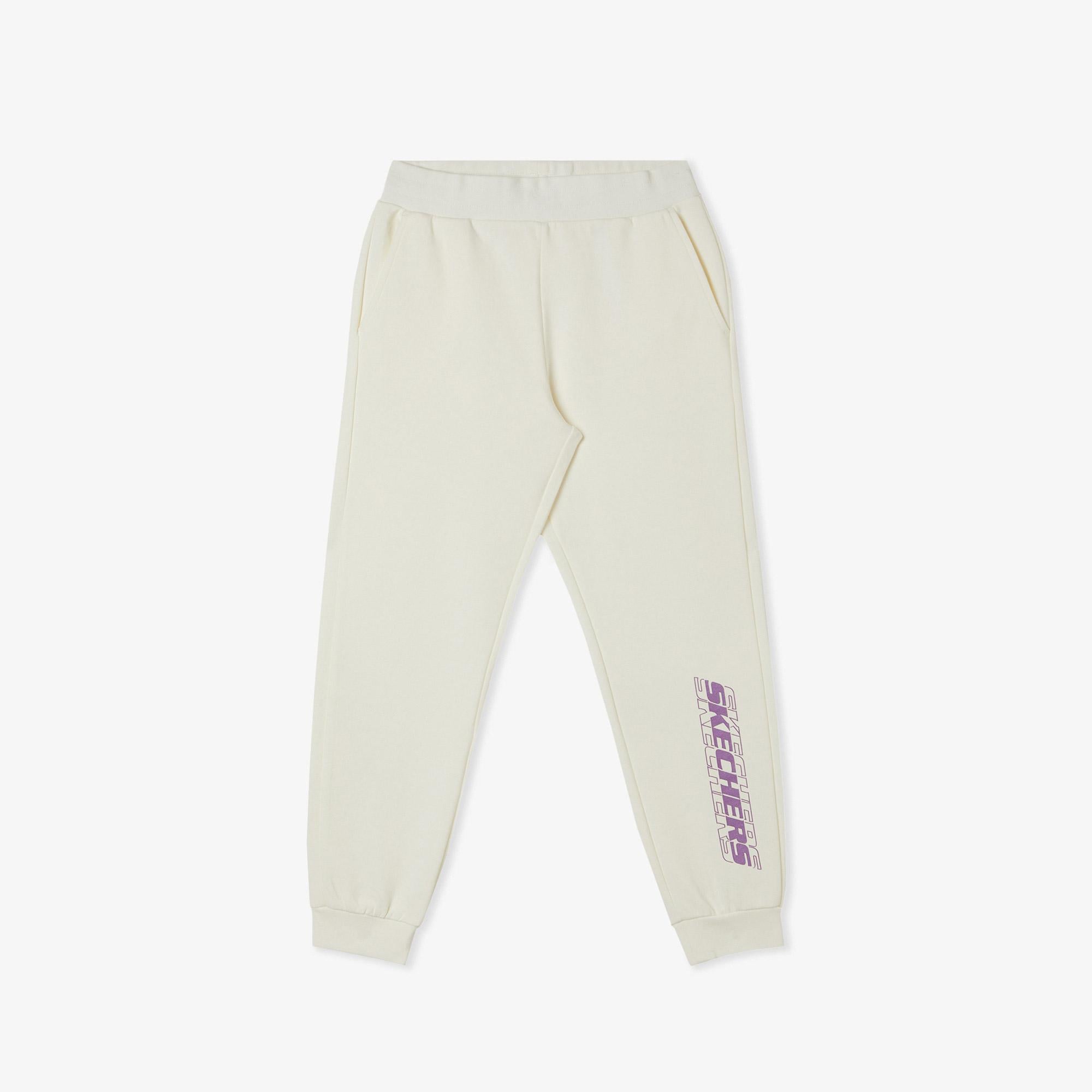 Skechers G 2Xi-Lock Jogger Çocuk Beyaz Eşofman Altı