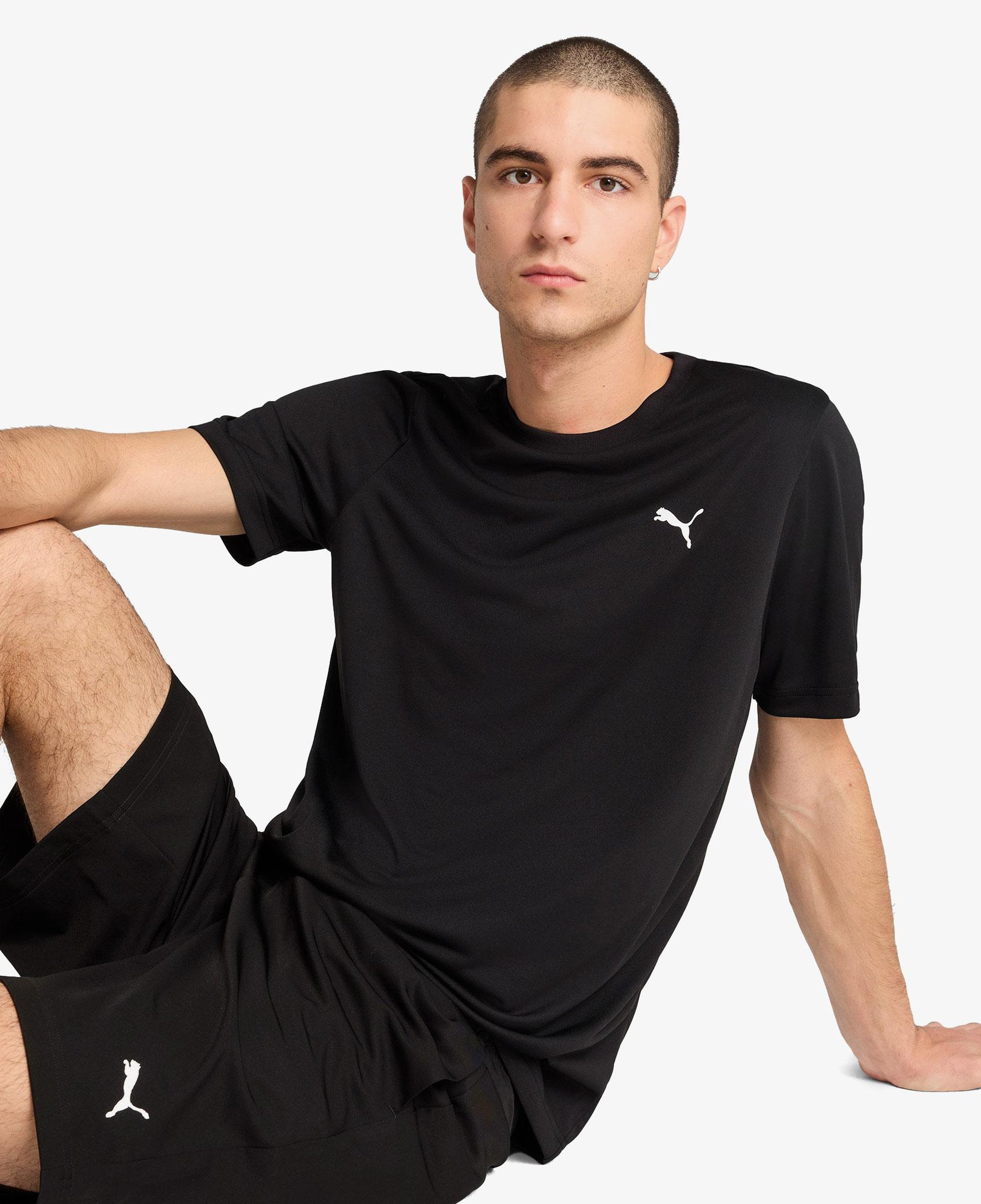 Puma Ess Small Logo Poly Erkek Siyah T-Shirt