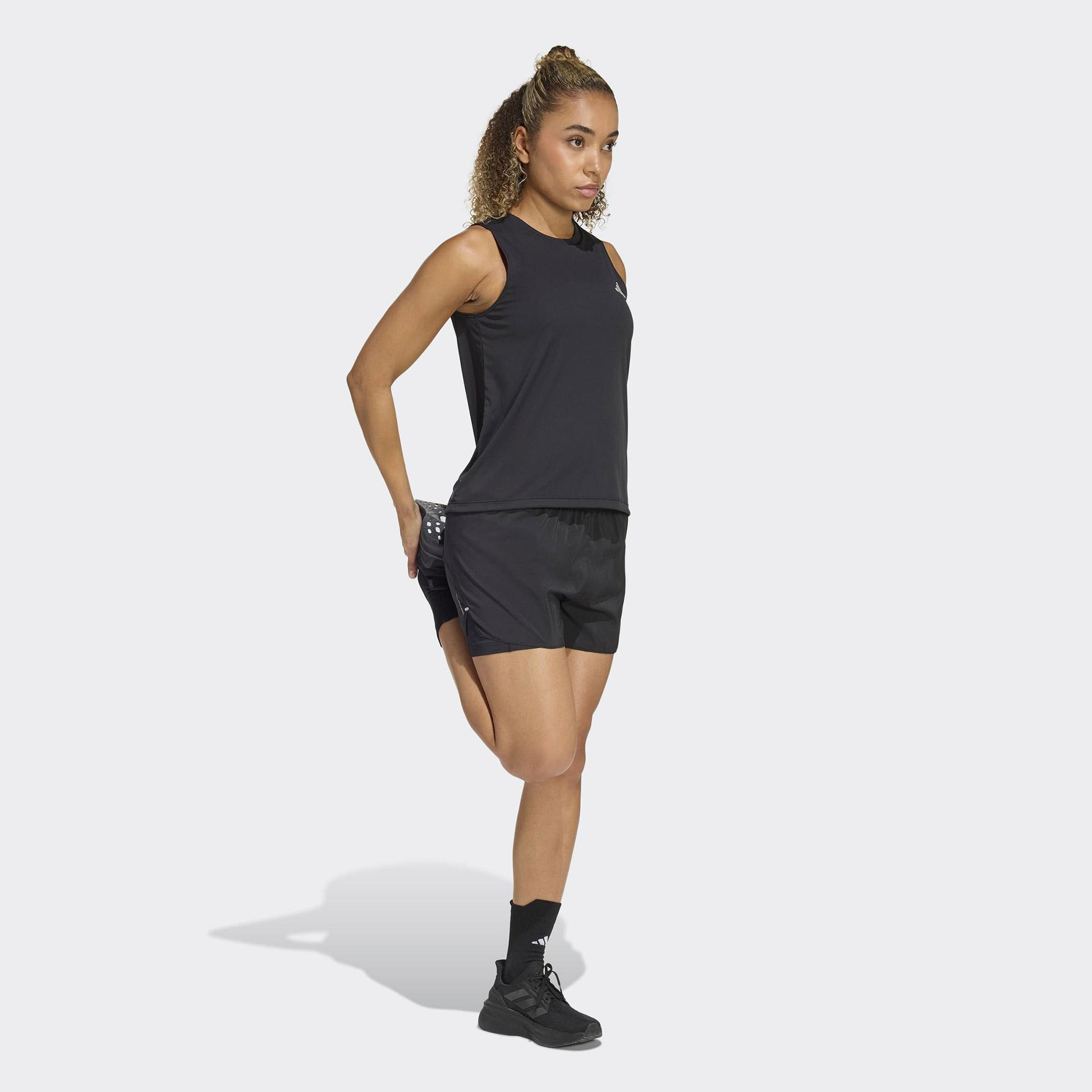 adidas Adi365 Running Essentials 2in1 Kadın Siyah Koşu Şortu