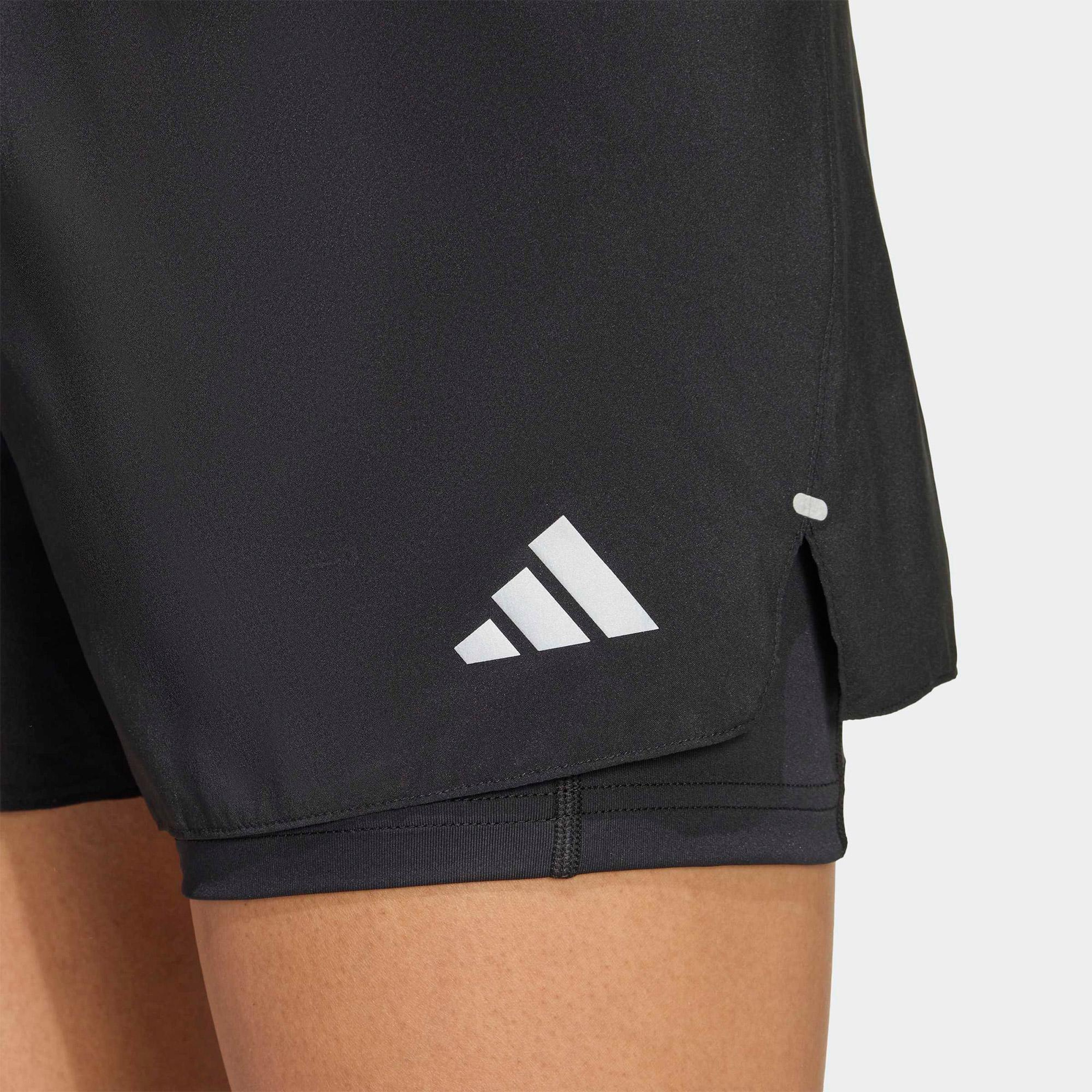 adidas Adi365 Running Essentials 2in1 Kadın Siyah Koşu Şortu