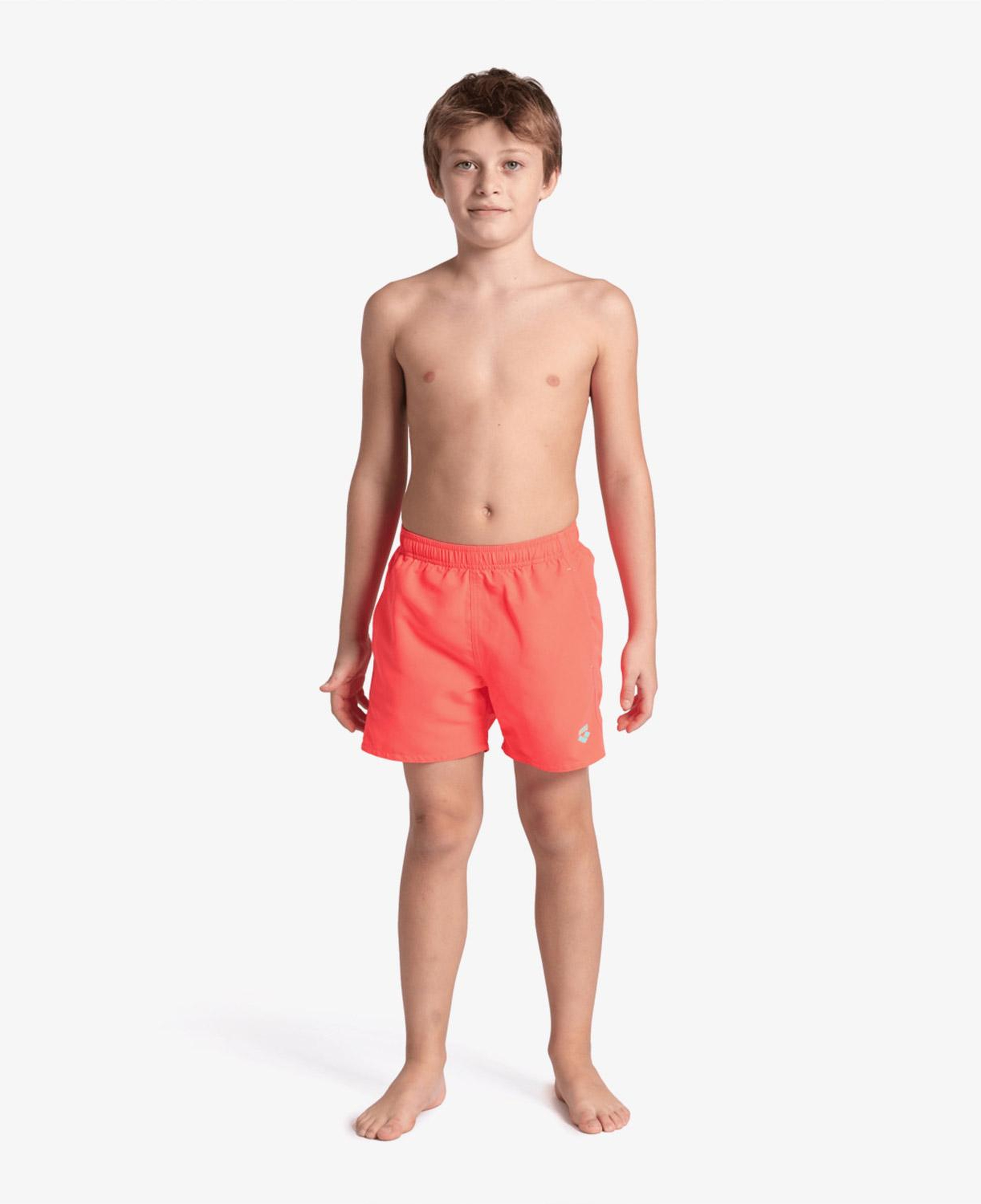 Arena Beach Boxer Solid Çocuk Turuncu Deniz Şortu