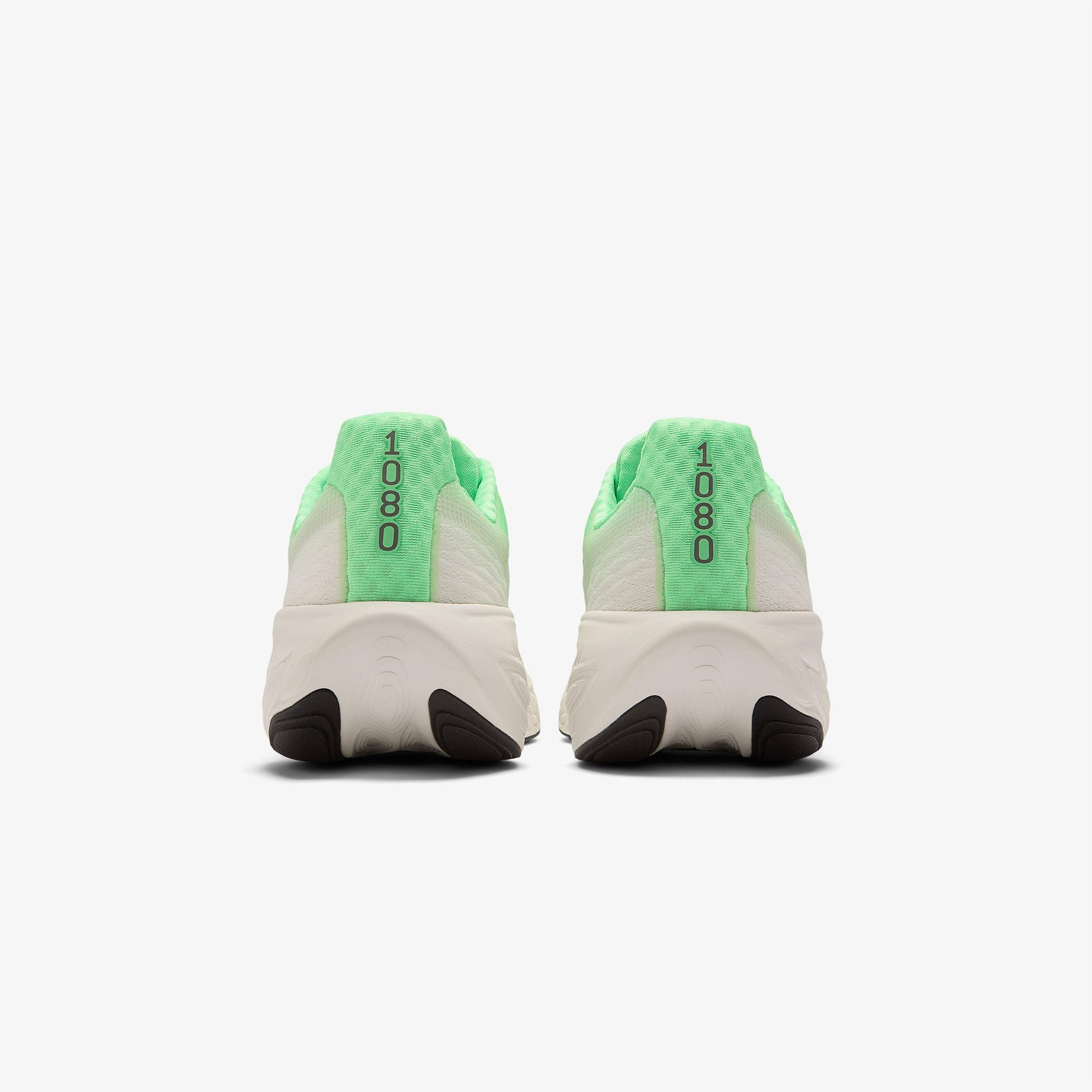 New Balance Fresh Foam X 1080 v14 Kadın Beyaz/Yeşil Koşu Ayakkabısı