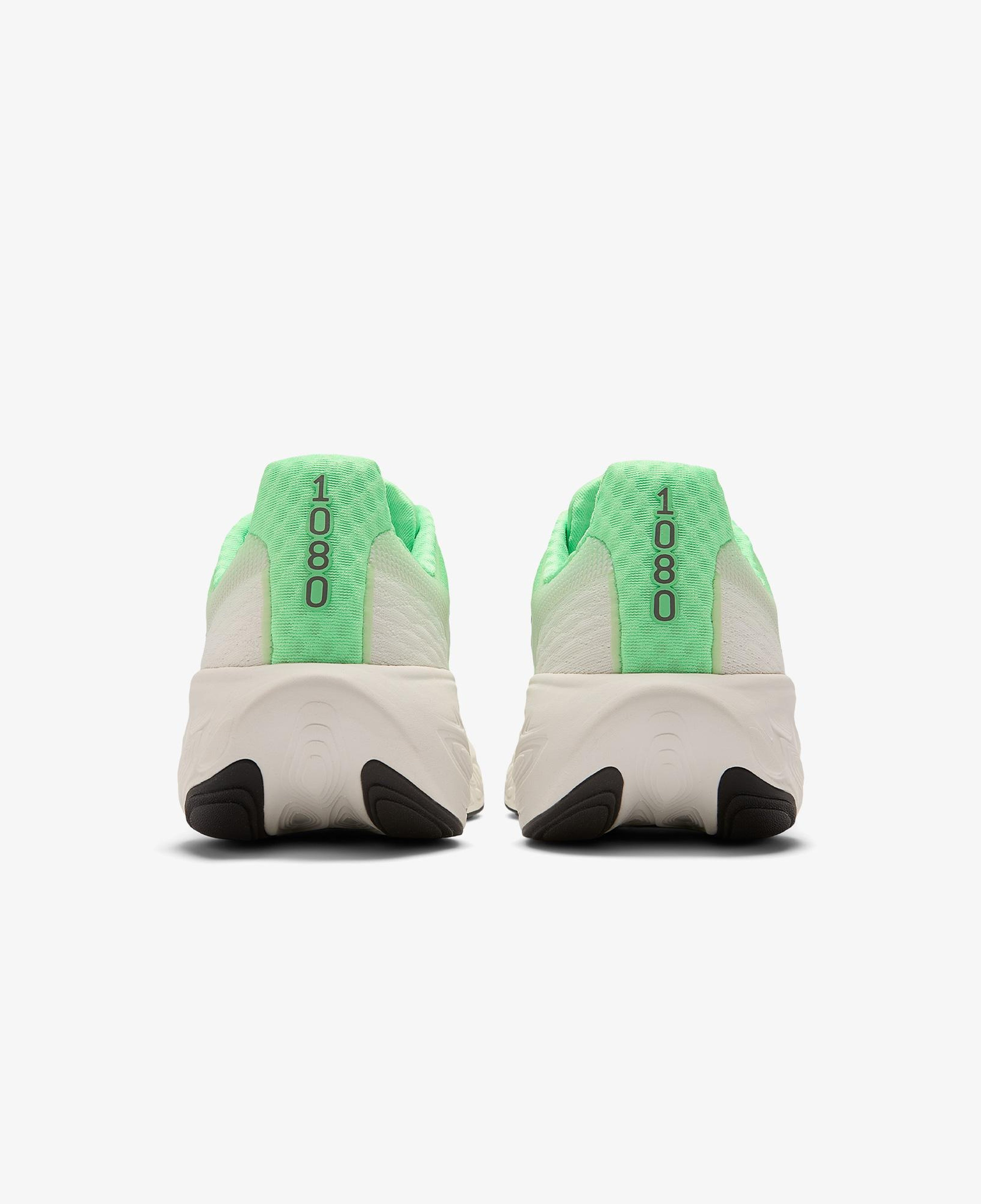 New Balance Fresh Foam X 1080 v14 Kadın Beyaz/Yeşil Koşu Ayakkabısı