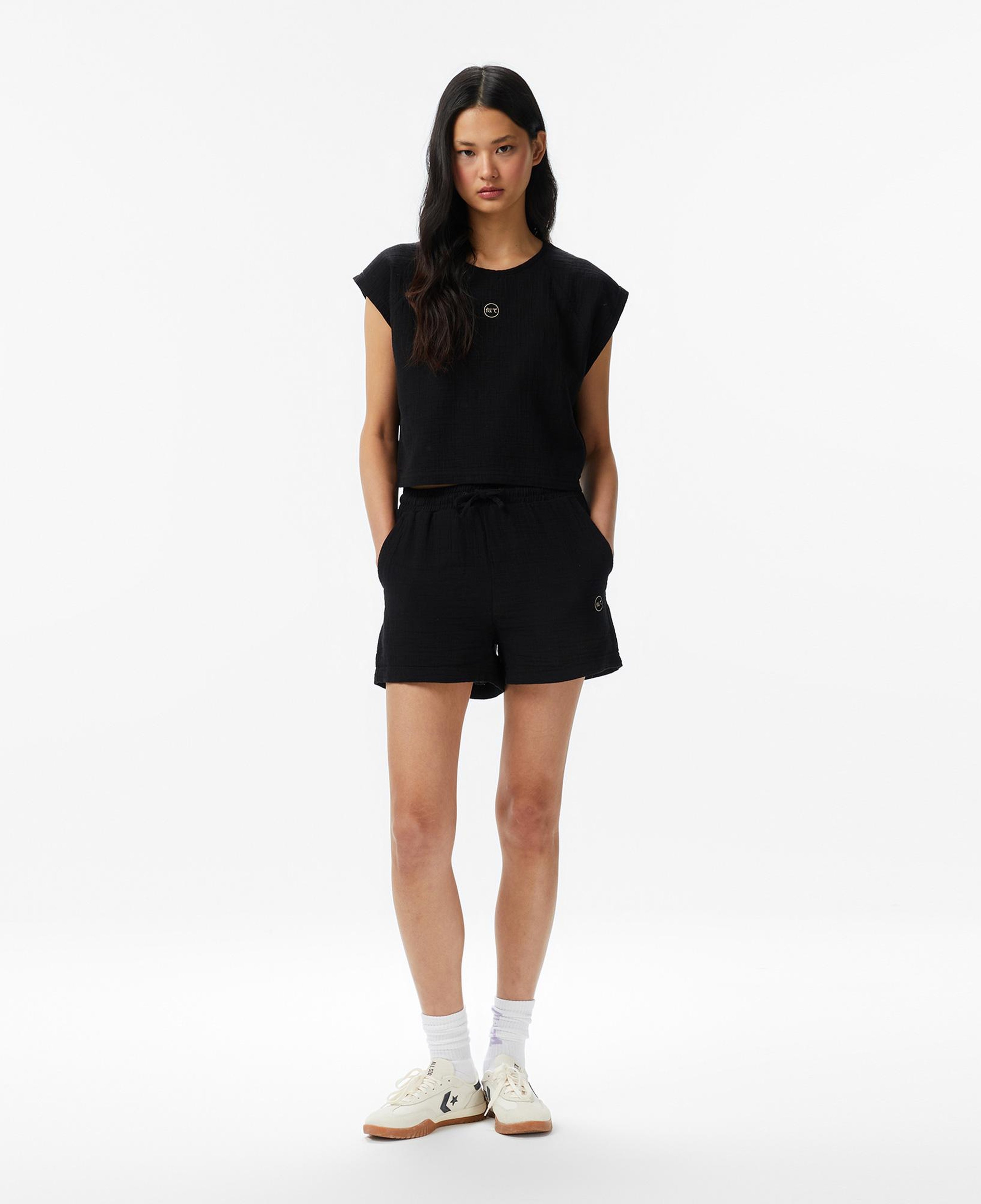 UNITED4 Regular Fit Kadın Siyah Atlet
