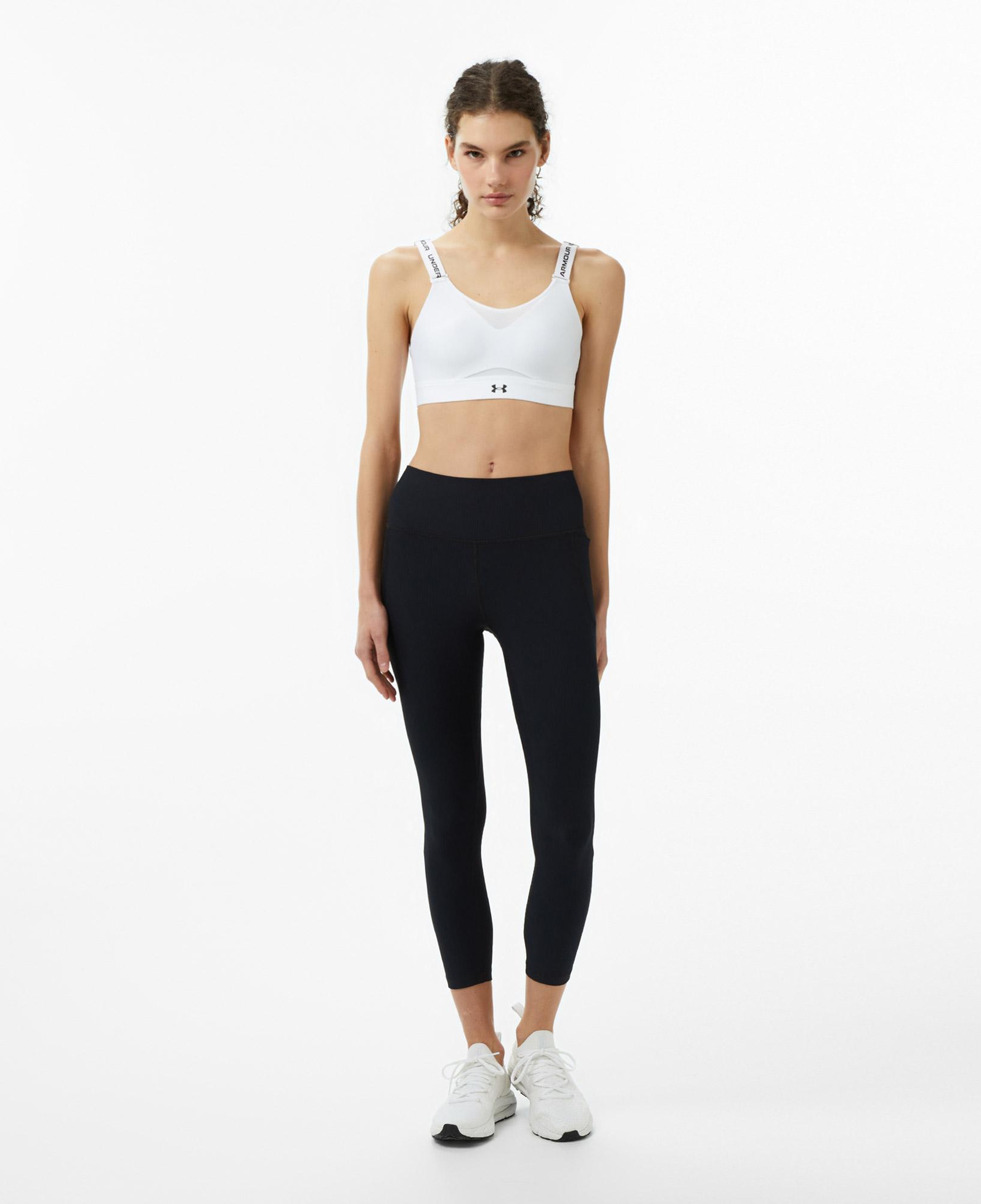 Under Armour Meridian Rib Kadın Siyah Koşu Tayt