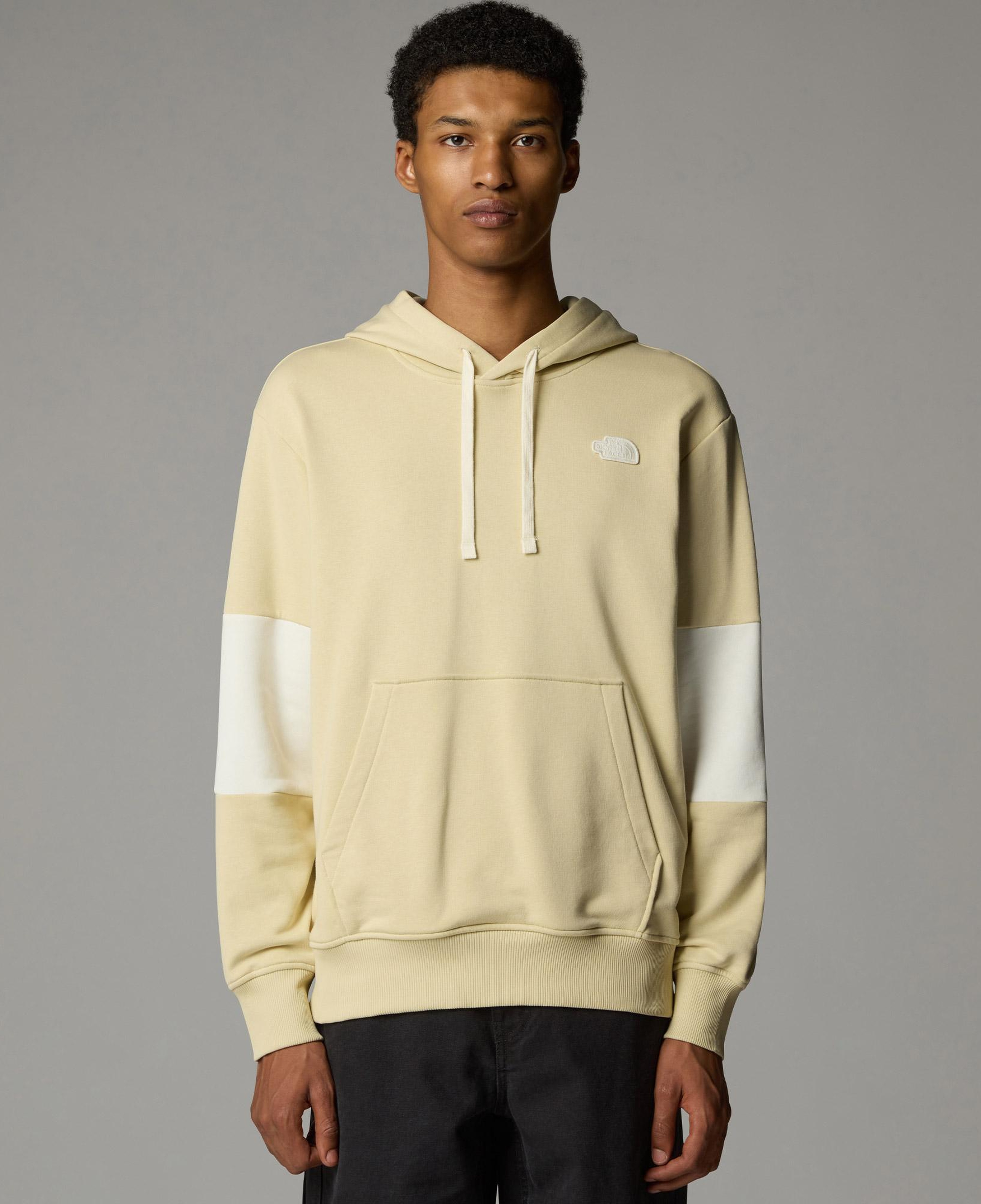 The North Face Terry Relaxed Erkek Krem Sweatshirt