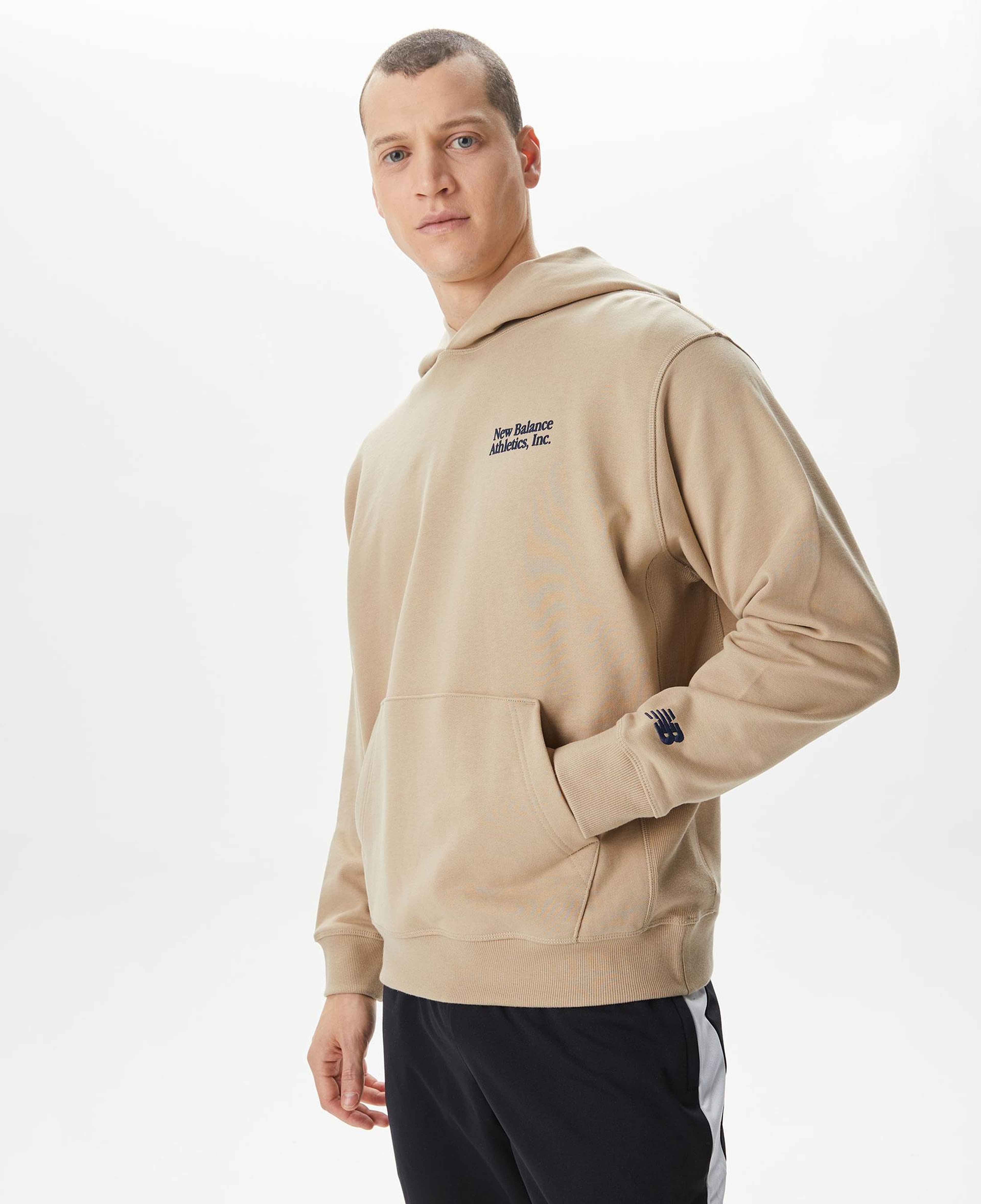 New Balance Athletics Models Never Age Relaxed Erkek Lacivert Sweatshirt