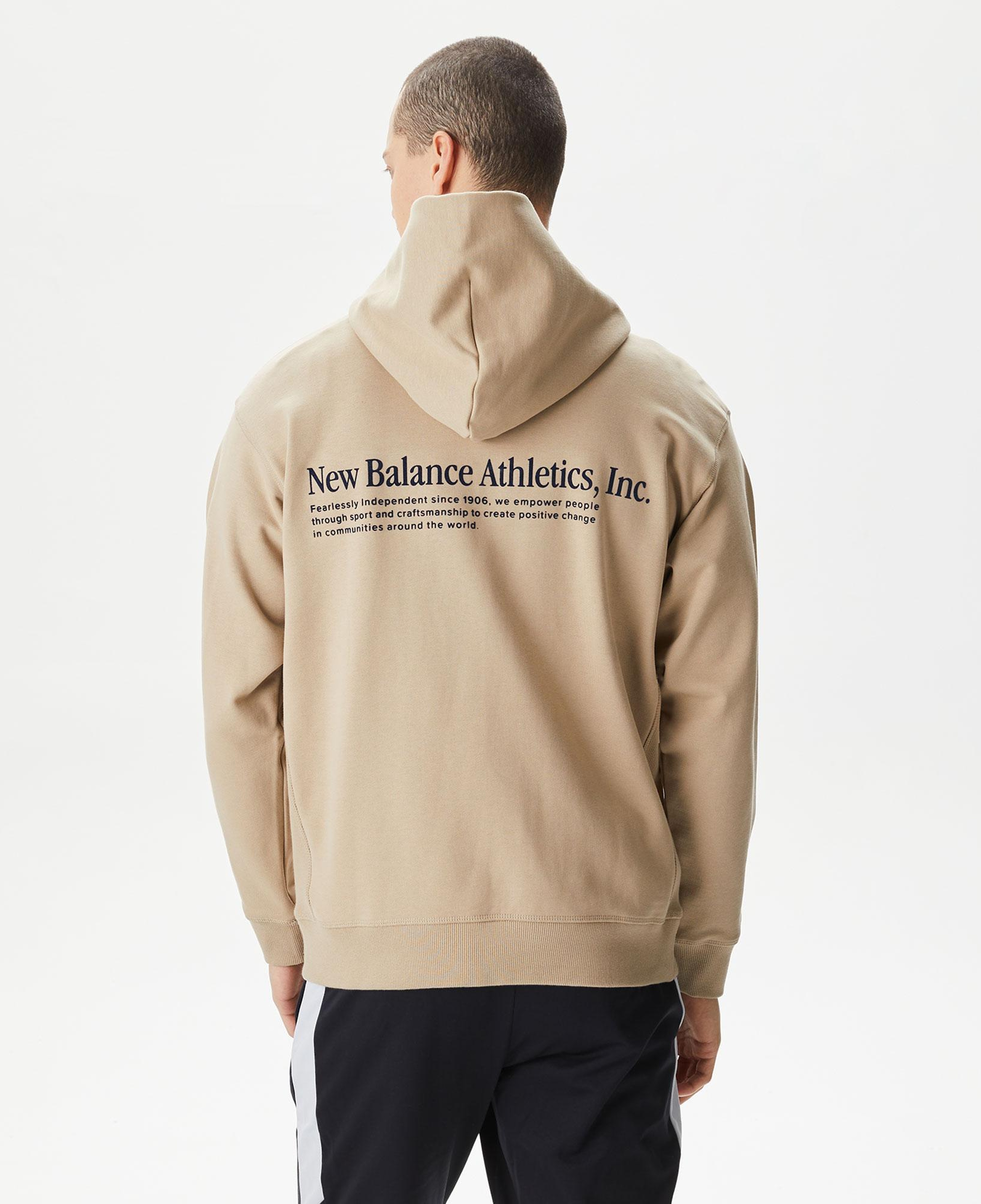 New Balance Athletics Models Never Age Relaxed Erkek Lacivert Sweatshirt