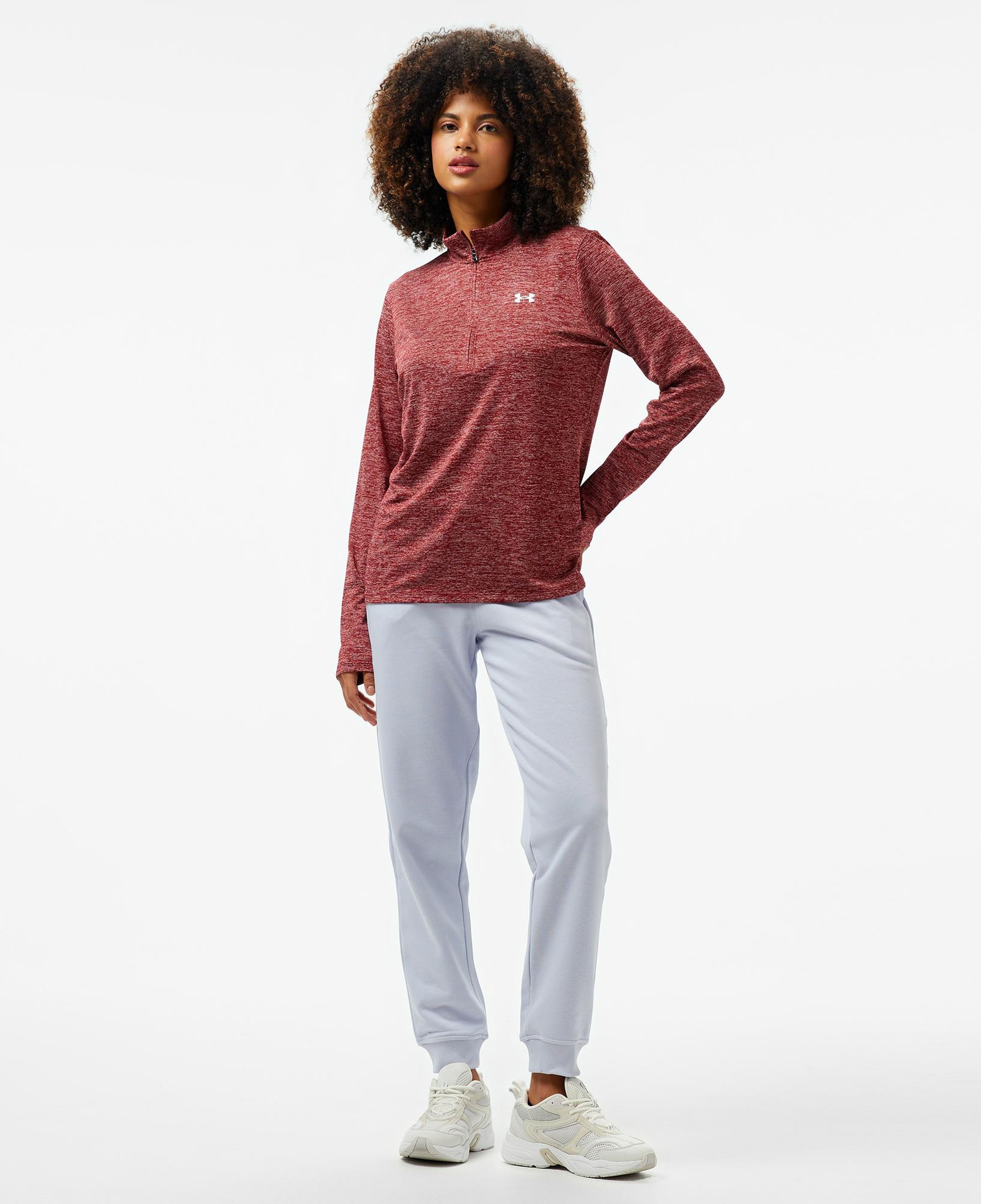 Under Armour Tech Kadın Bordo T-Shirt