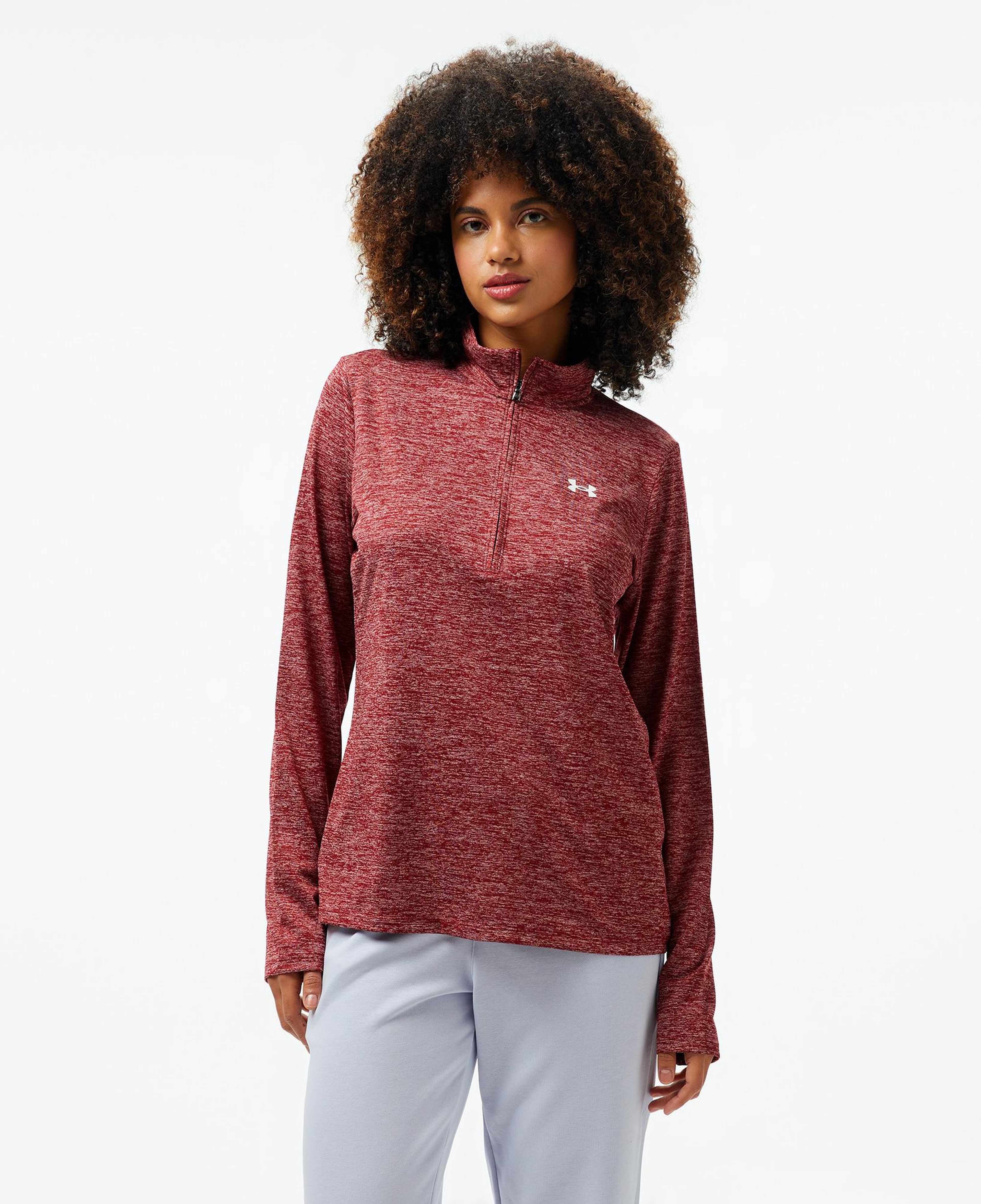Under Armour Tech Kadın Bordo T-Shirt